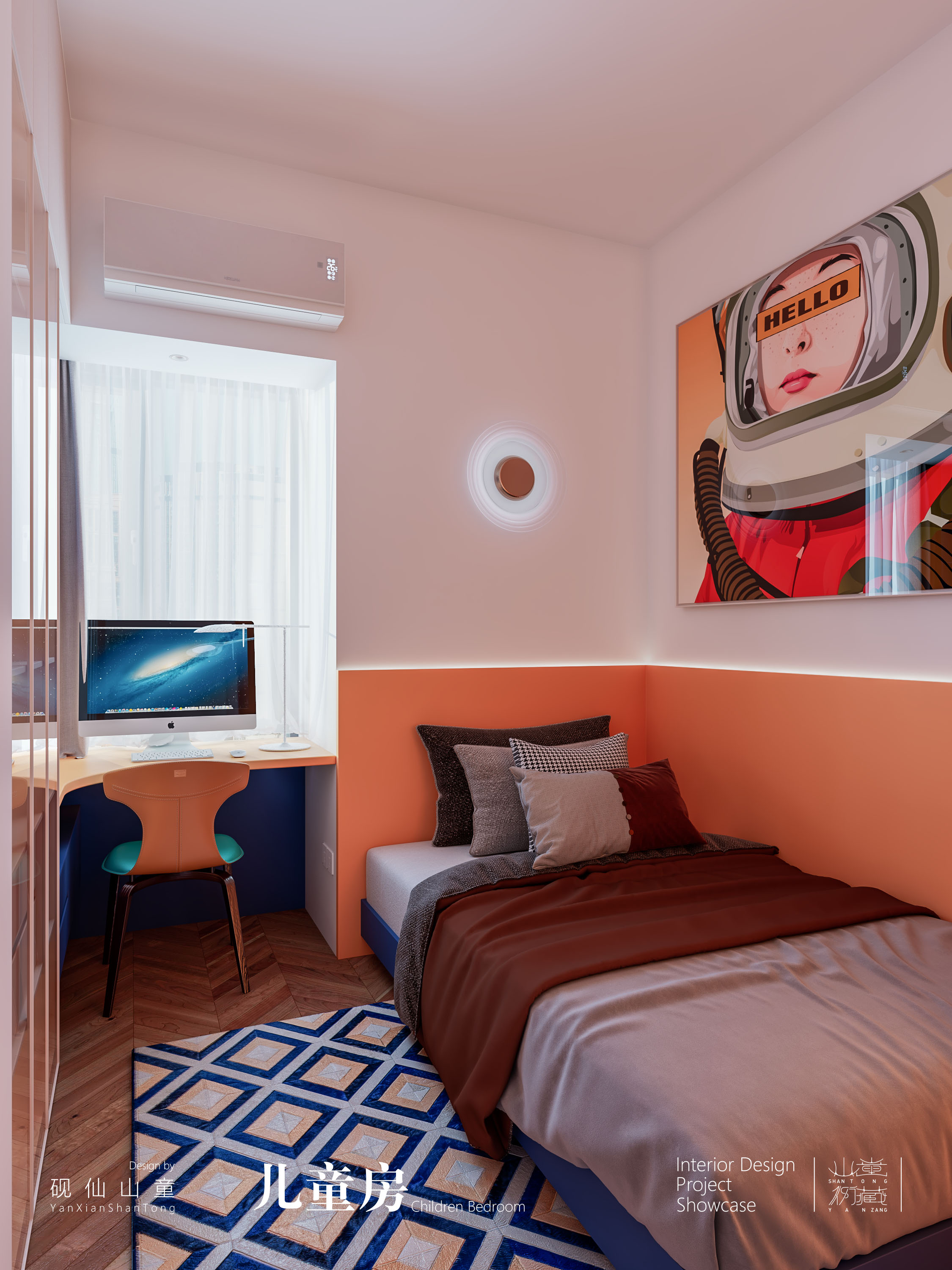 Interior design，bedroom，a living room，TOILET，Whole case design，Custom furniture，Soft turn design，Decoration design，