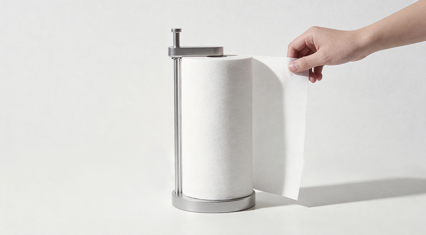 Tissue holder, kitchen, kitchen supplies, paper towels，