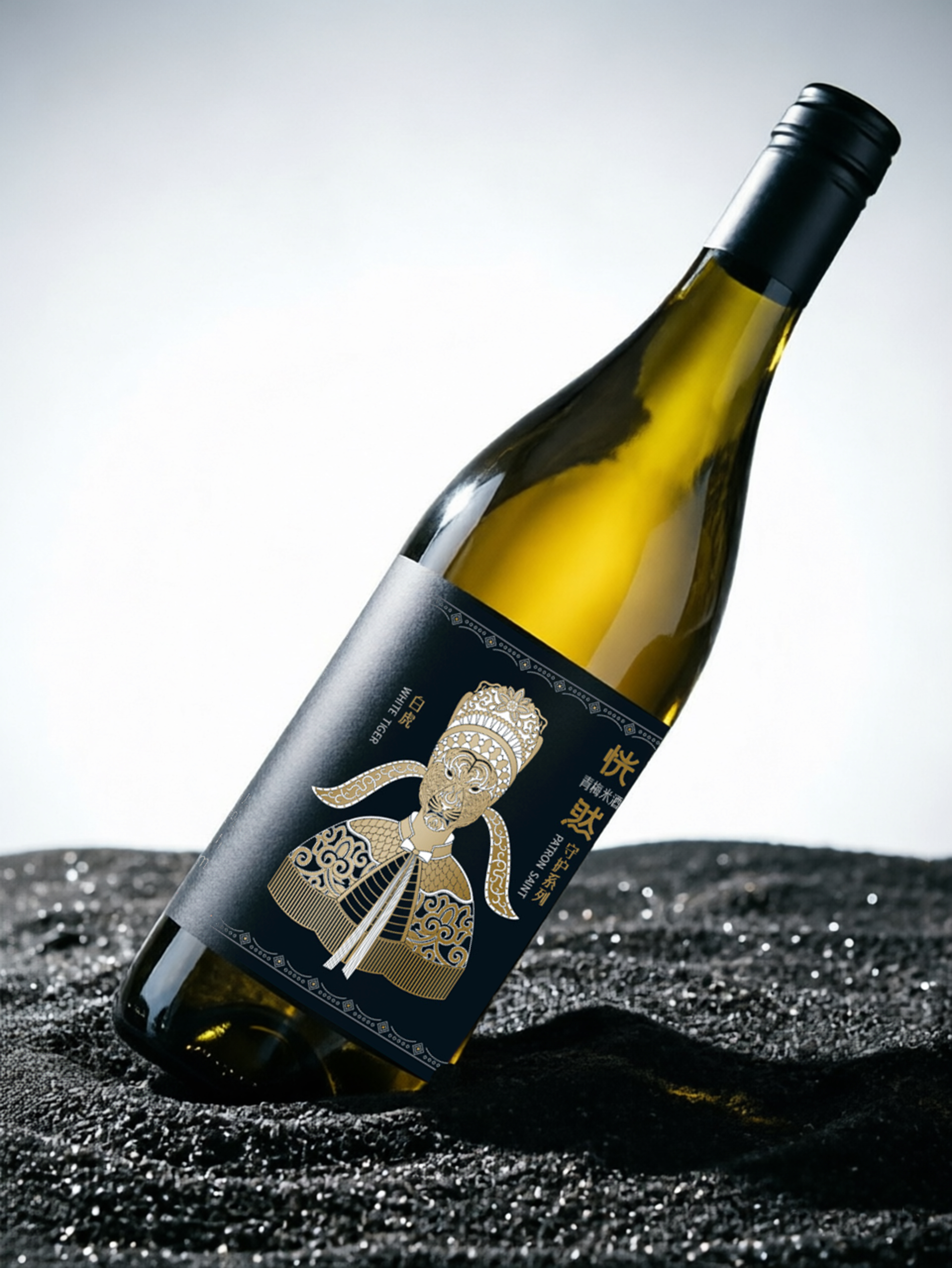 Wine packaging，Chinese style，plane，Zeng Ling，Moment creativity，