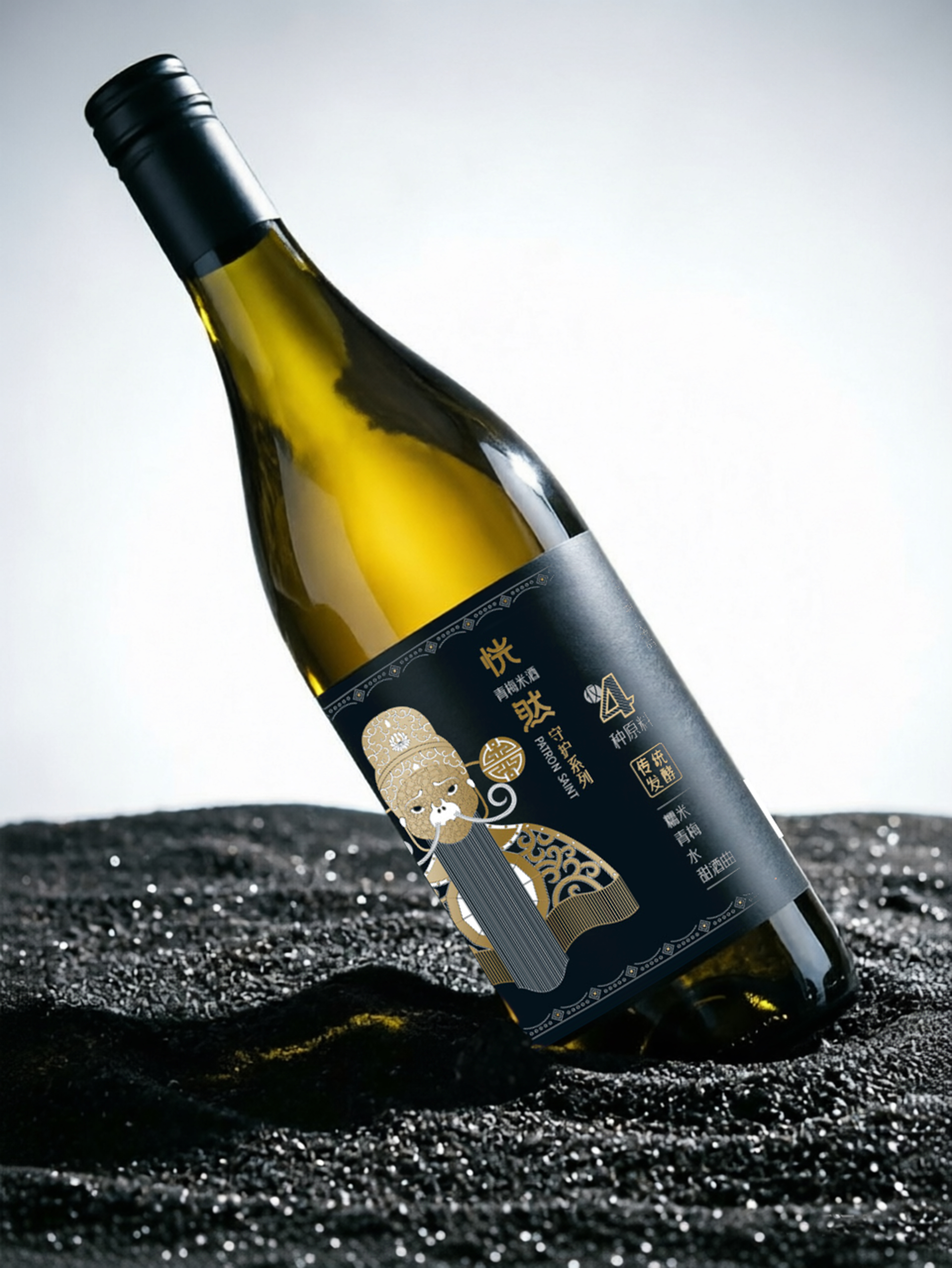 Wine packaging，Chinese style，plane，Zeng Ling，Moment creativity，