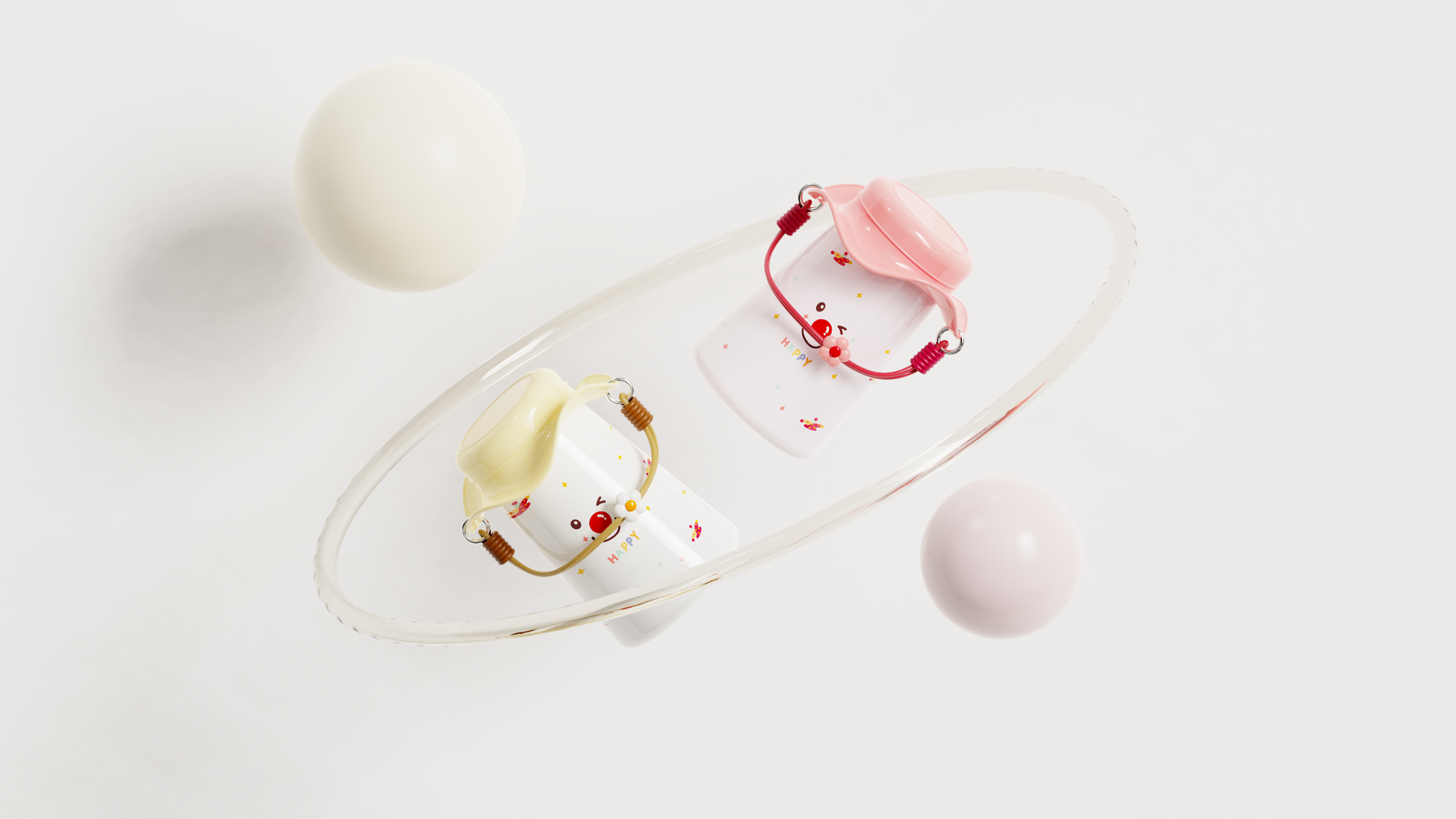 glass，Hat，children，Drinking cup，dopamine，product design，