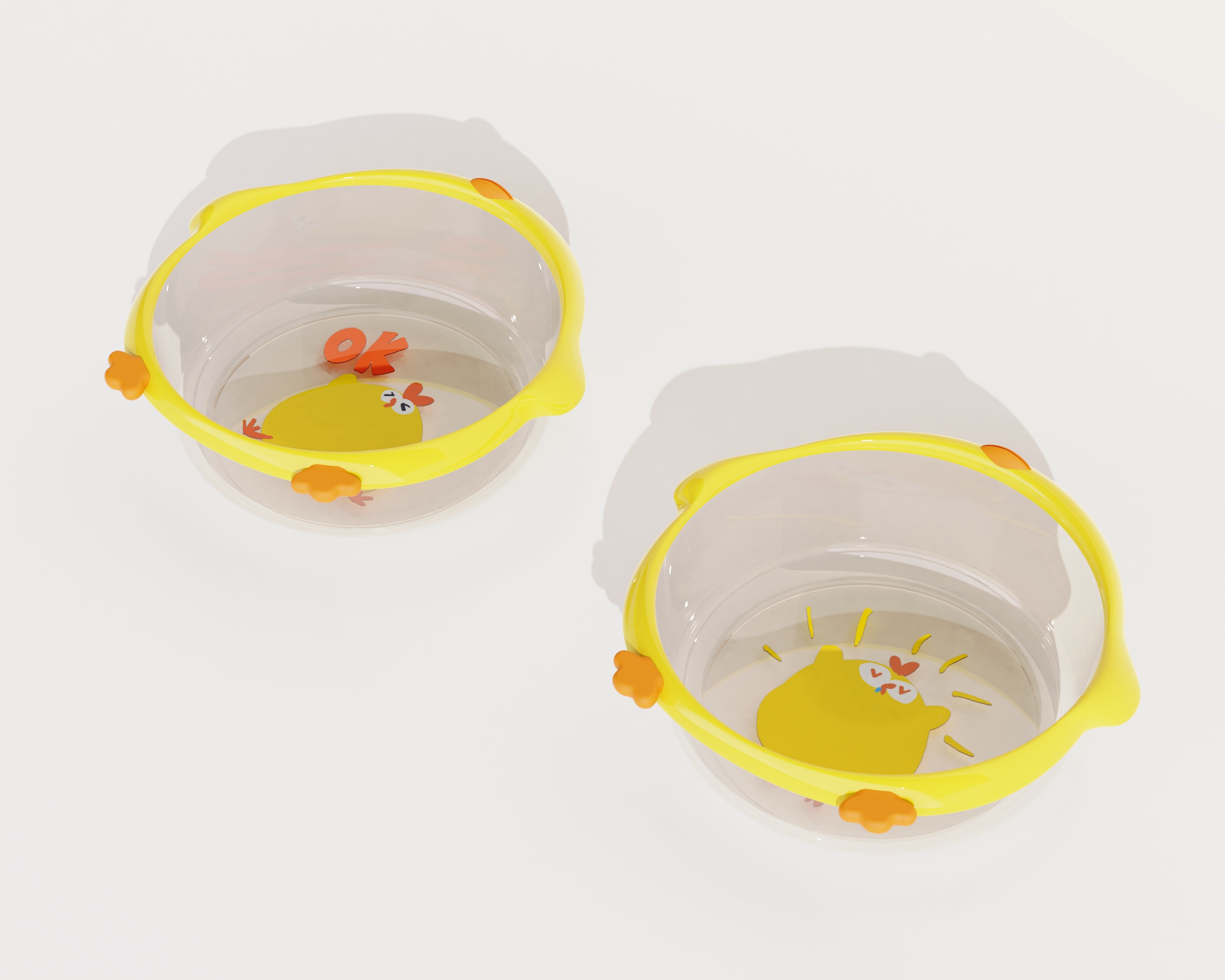 washbasin design，cartoon chick，Dundun Chicken，Housewear & Furnishings，Cartoon washbasin，