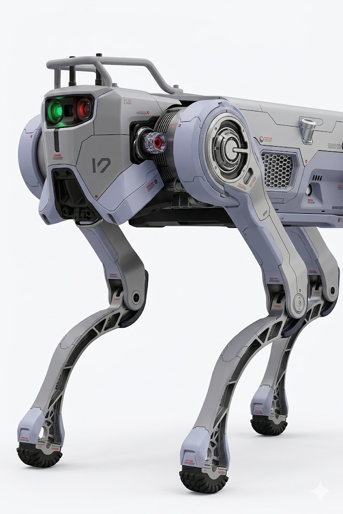 robot，industrial design，science and technology，Quadruped Mechanical Dog，Industry，product，future，