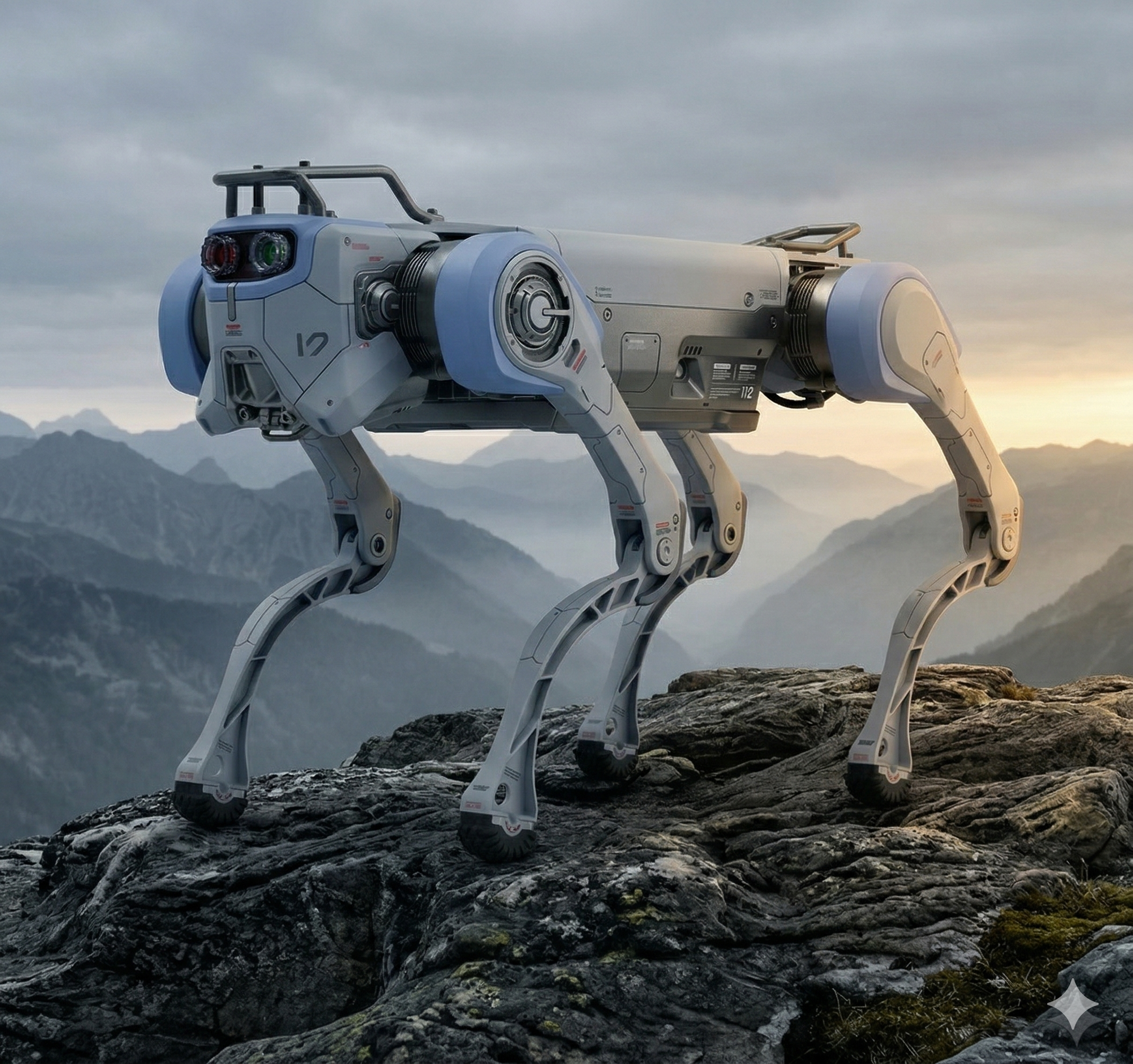 robot，industrial design，science and technology，Quadruped Mechanical Dog，Industry，product，future，