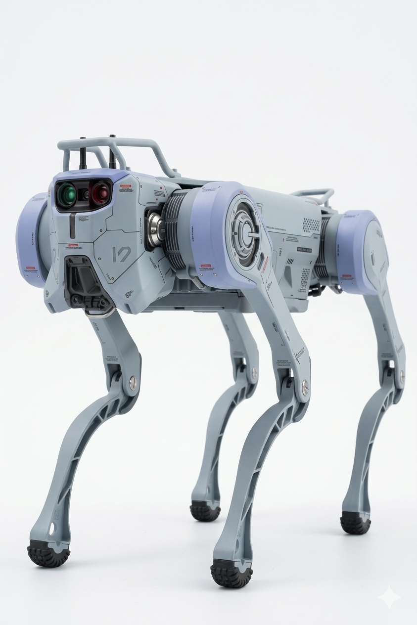 robot，industrial design，science and technology，Quadruped Mechanical Dog，Industry，product，future，