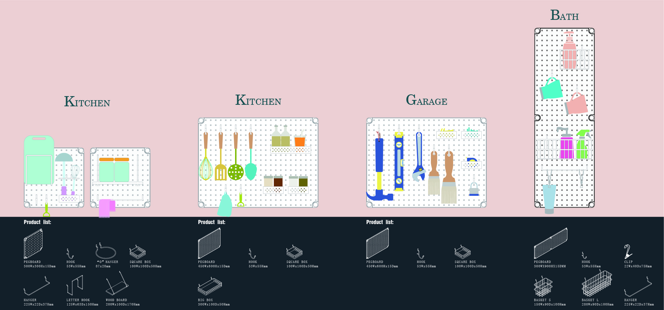 Tunnel slab，System Products，Open Module Storage System，Users can freely combine，Adapt to multiple scenarios，Minimalist，MUJI wind，Visual storage，