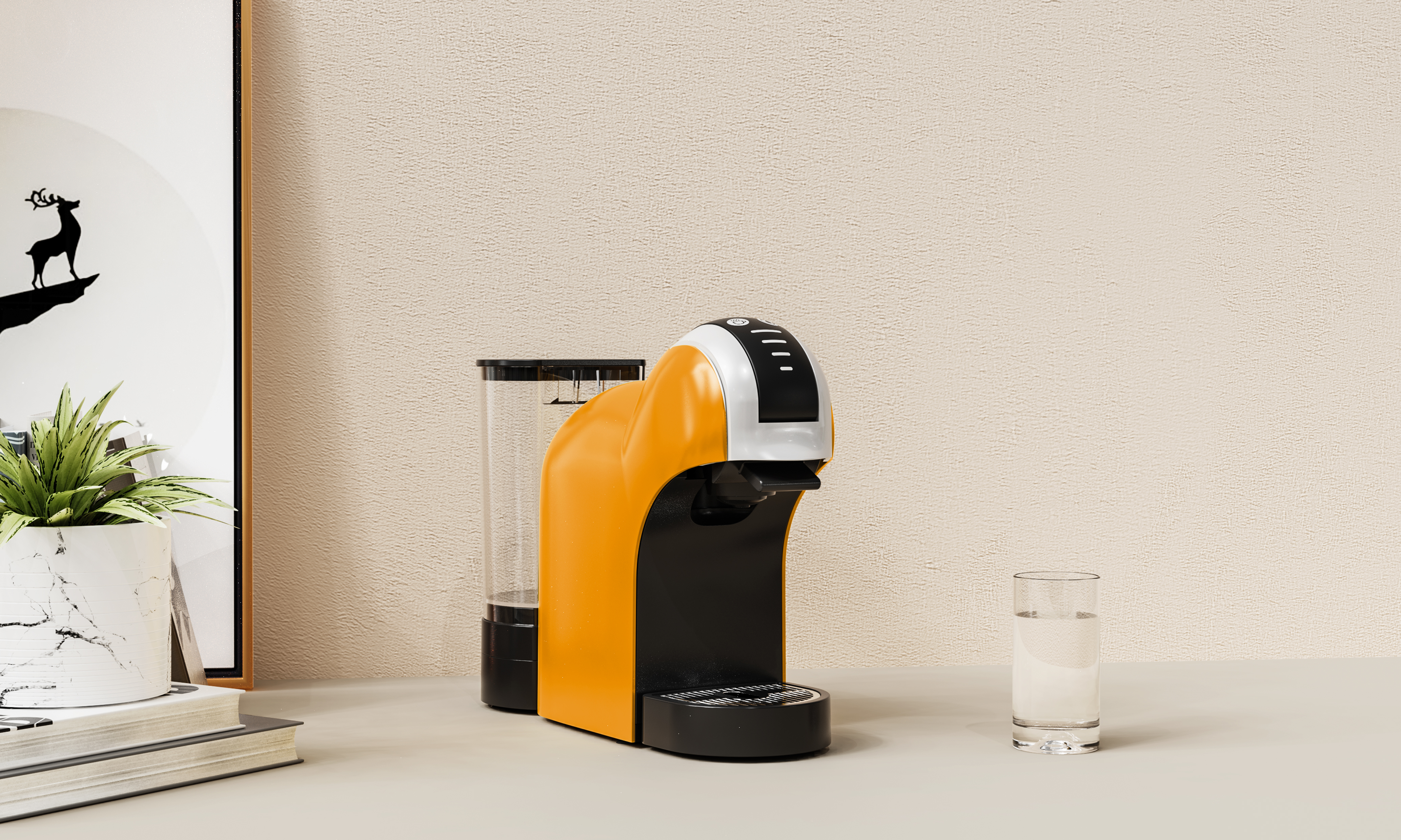 Capsule coffee machine，small home appliances，Appearance design，product design，Home appliance design，