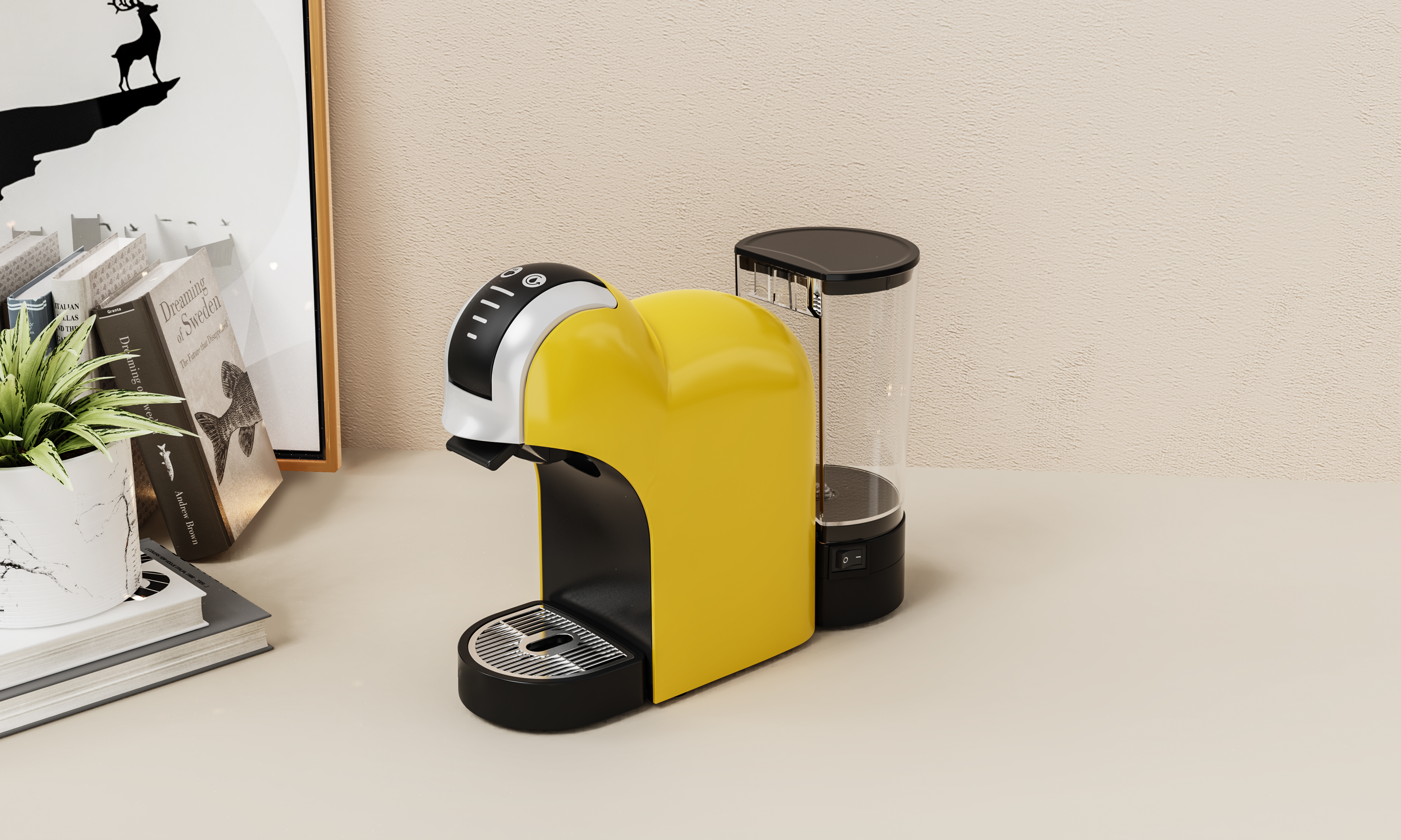 Capsule coffee machine，small home appliances，Appearance design，product design，Home appliance design，