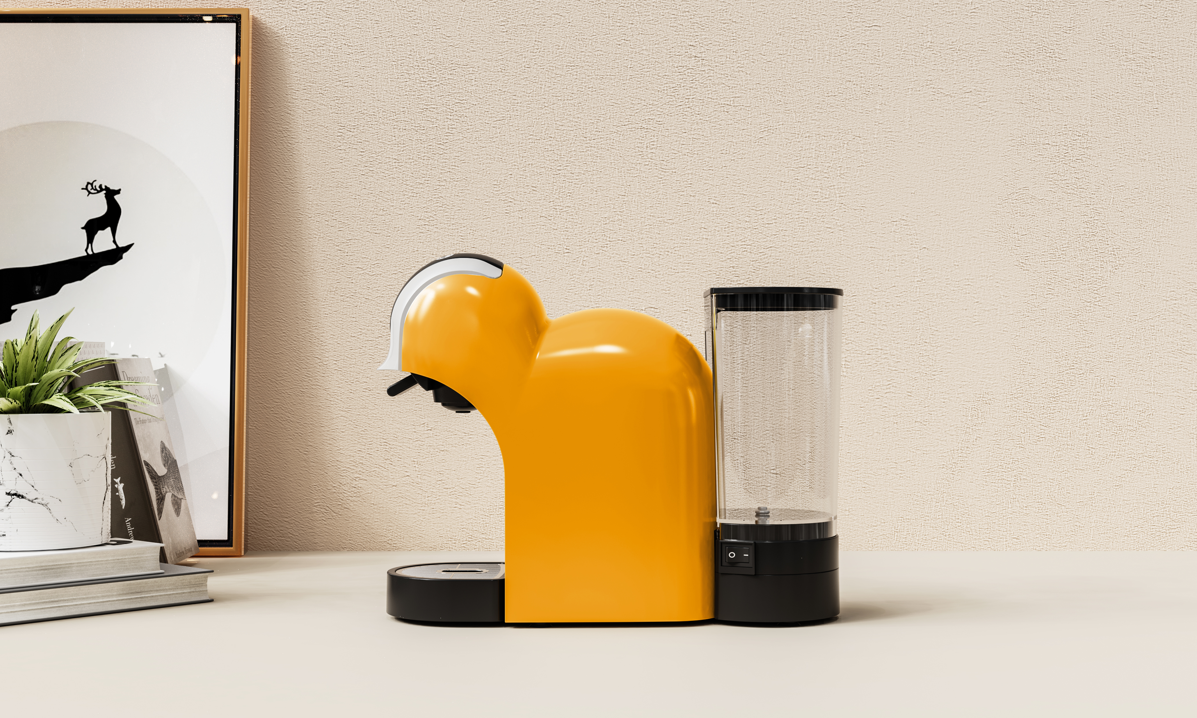 Capsule coffee machine，small home appliances，Appearance design，product design，Home appliance design，