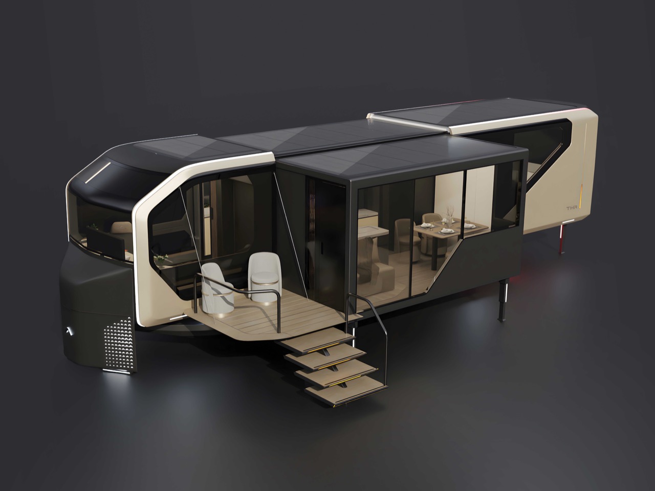 Off-grid life，Modular housing，Folding Sojourn，Red Dot Design Award，AC Future，