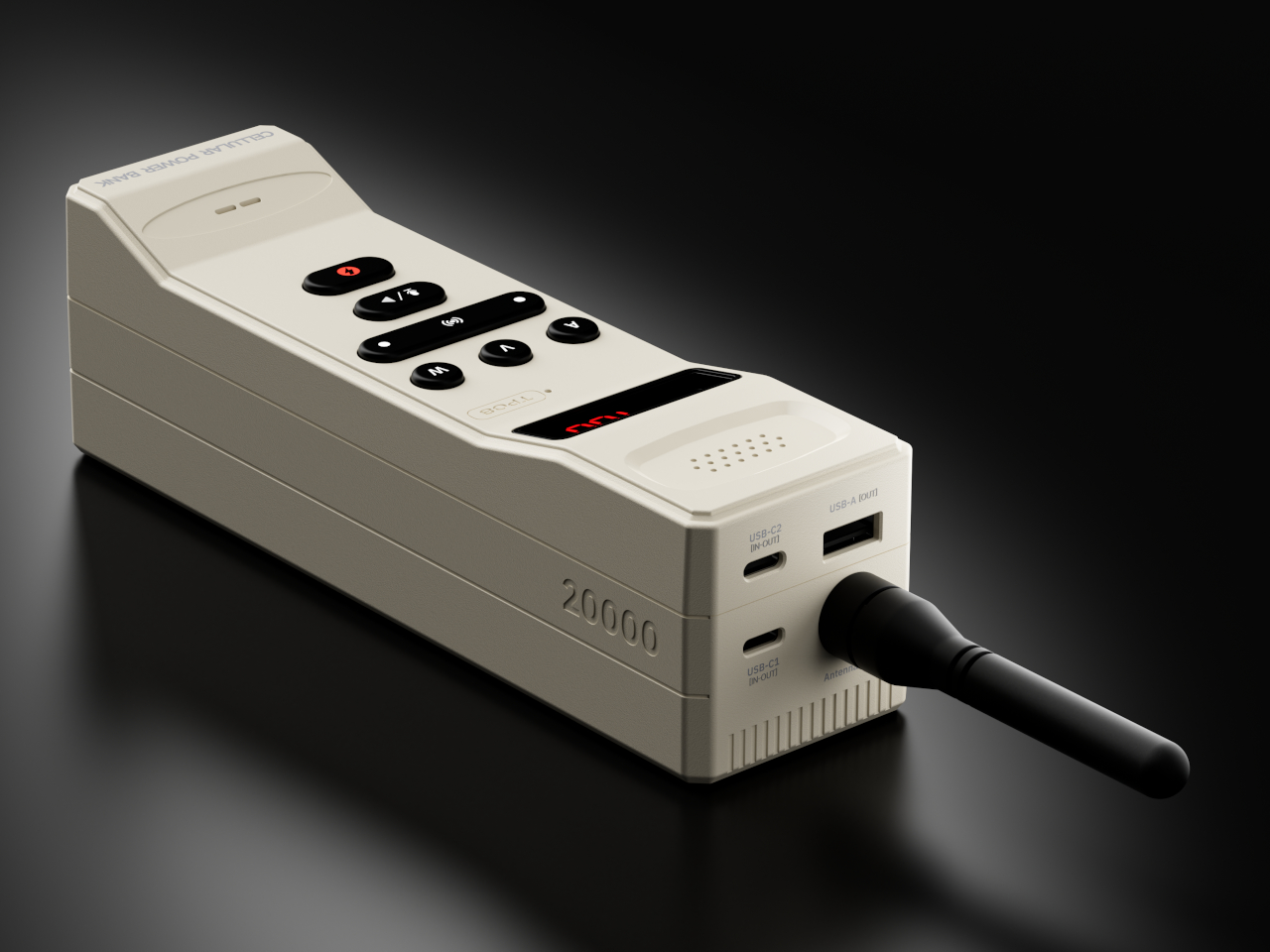 Retro charging treasure，Trozk，Portable Power ，Outdoor artifact，