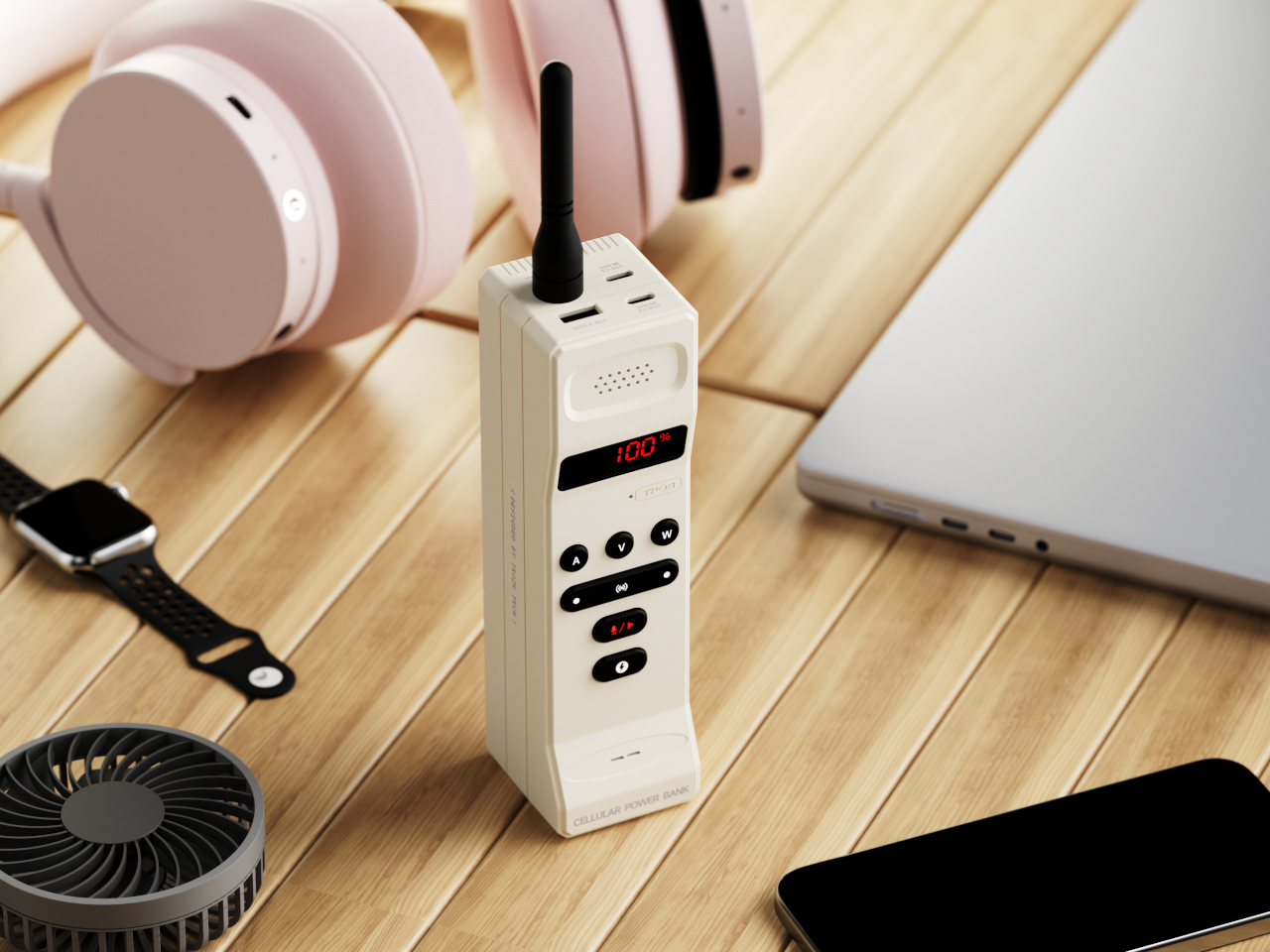 Retro charging treasure，Trozk，Portable Power ，Outdoor artifact，