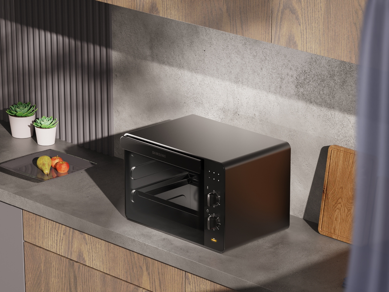 Minimalist Oven，Kitchen appliances，Table oven，samsung，