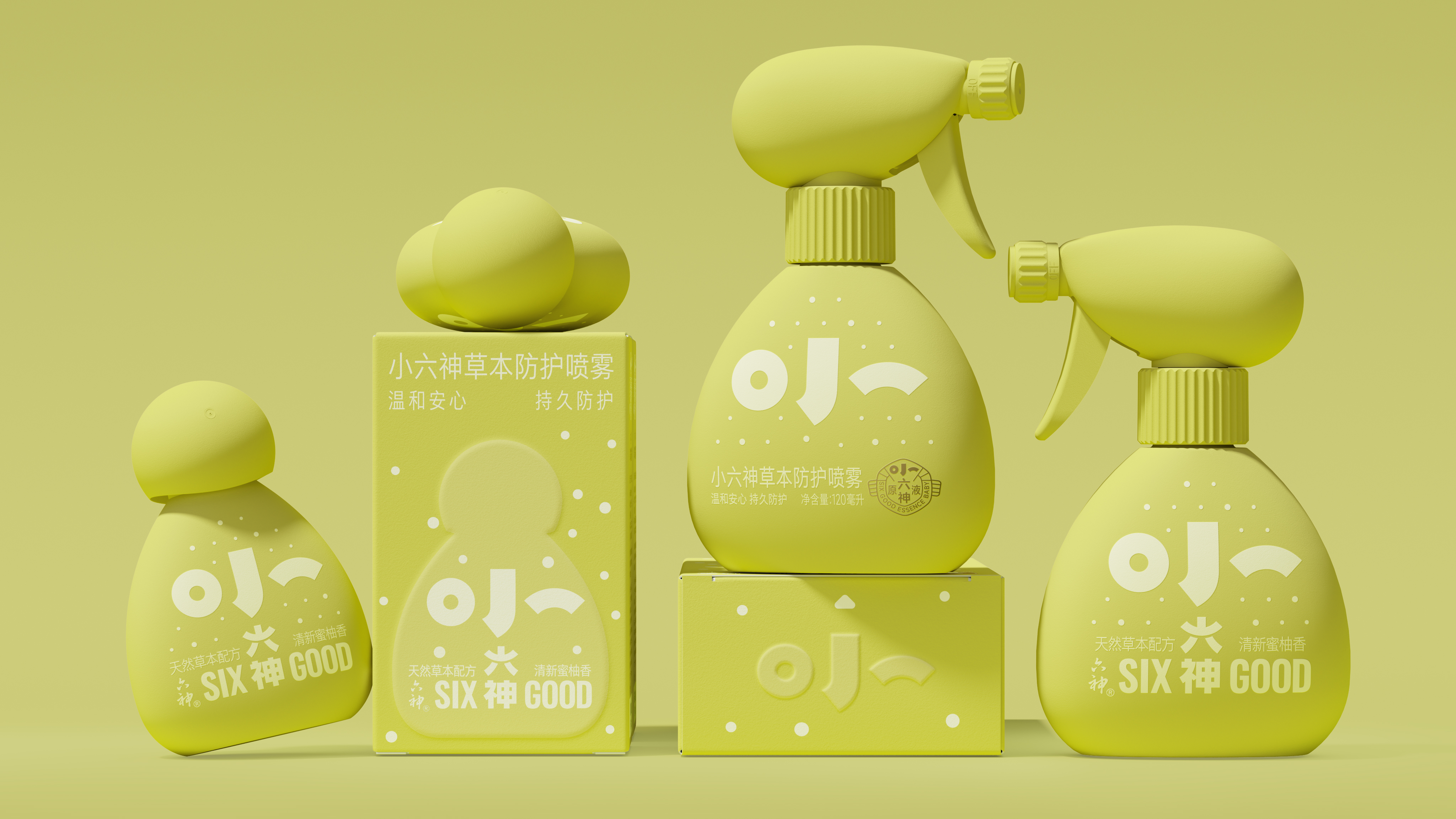 packing design，Design，Shanghai Jahwa，The Six Gods，Pan Hu Design，