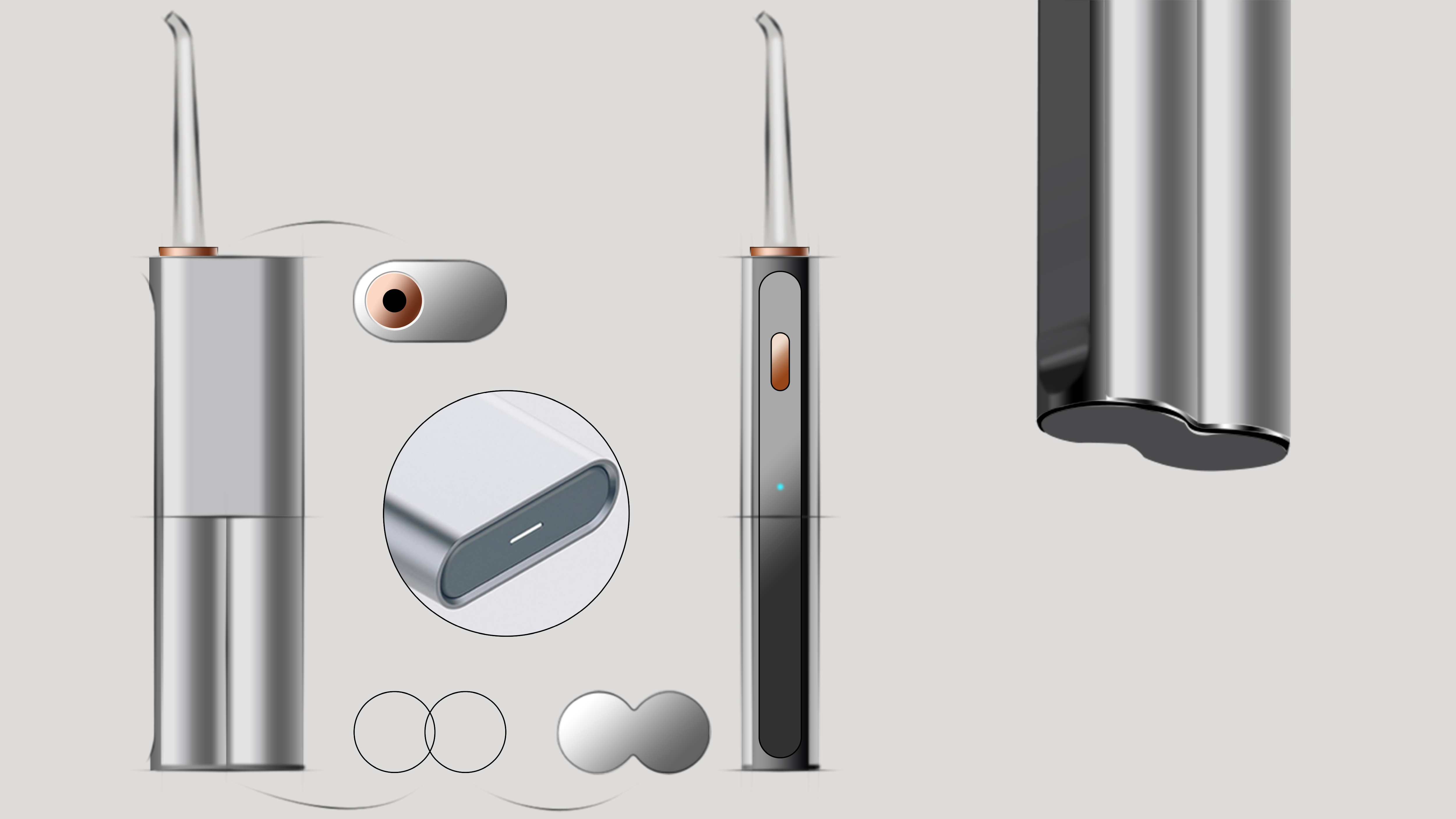 Fan，Hand warmer，Render，Appearance design，