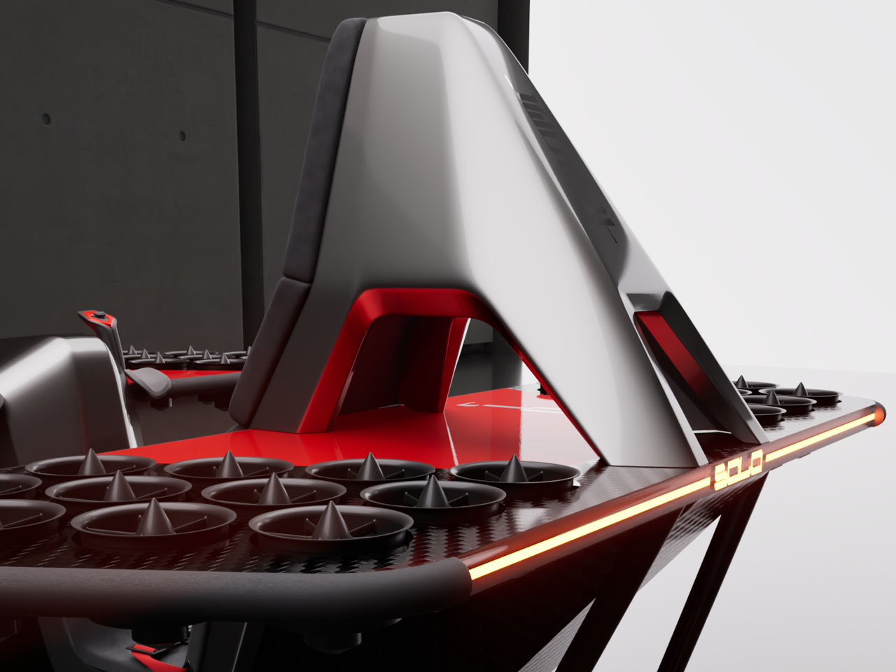 LEO Solo Jetbike，Single electric flying motorcycle，vehicle，originality，