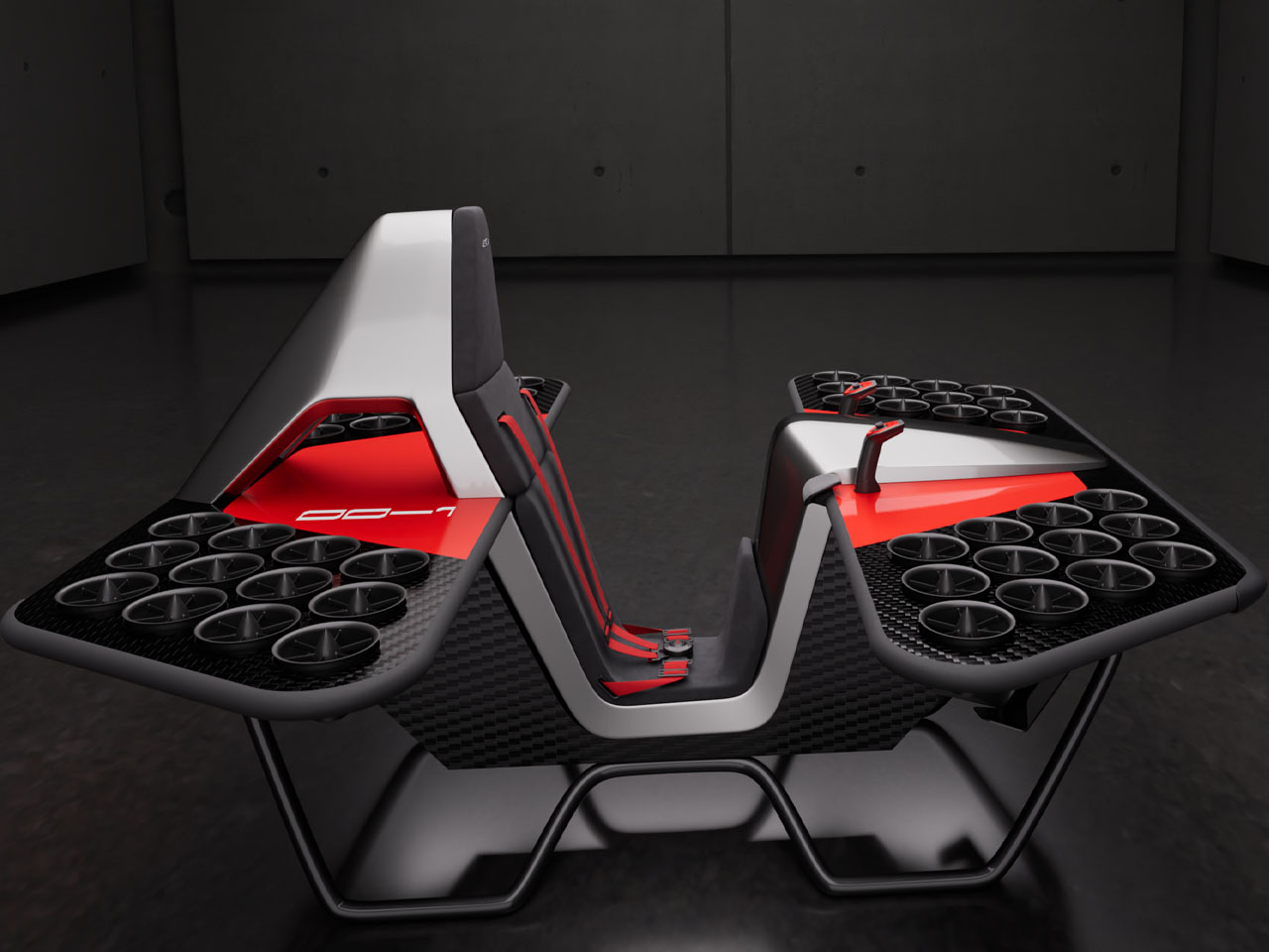 LEO Solo Jetbike，Single electric flying motorcycle，vehicle，originality，