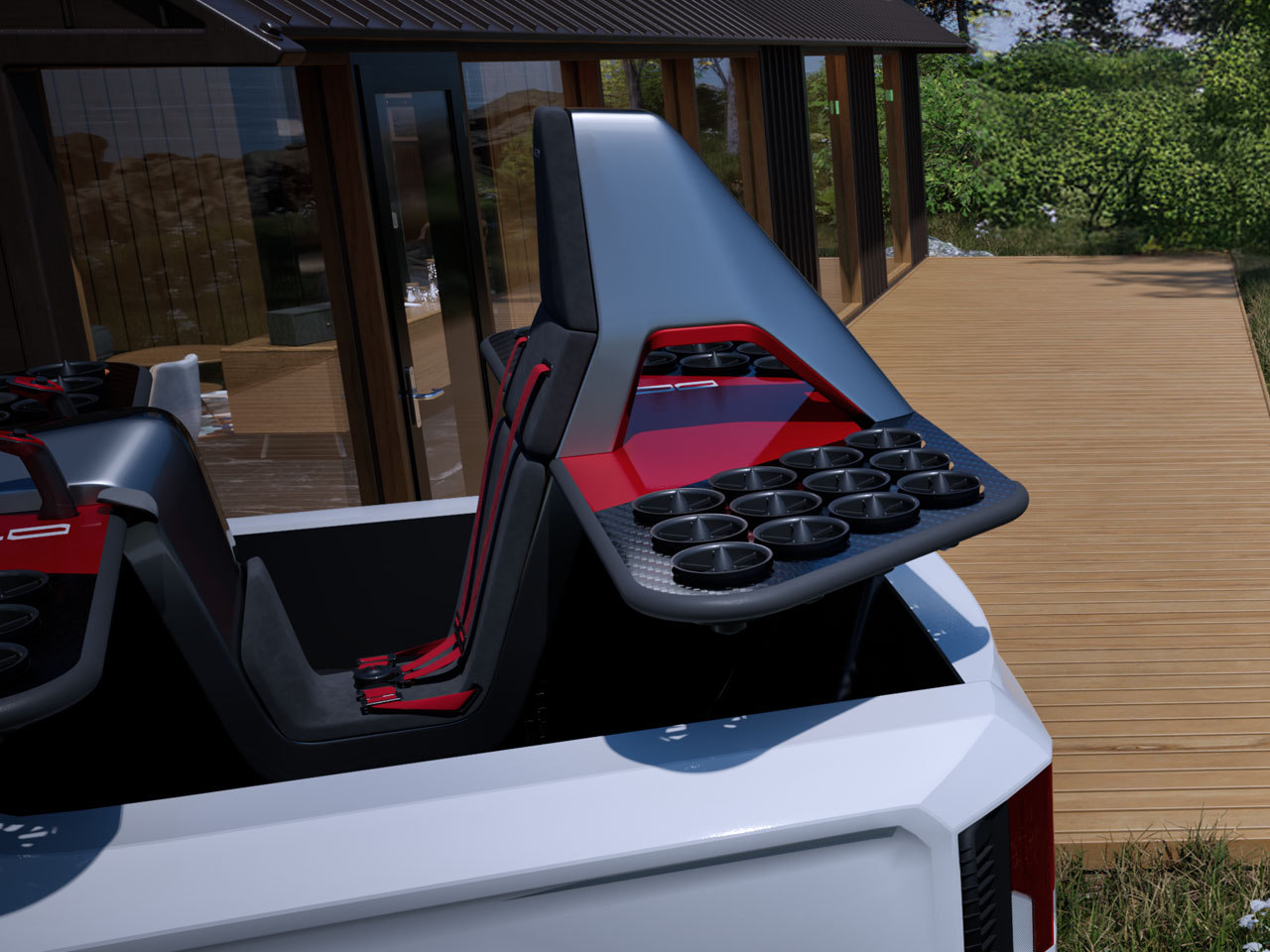 LEO Solo Jetbike，Single electric flying motorcycle，vehicle，originality，