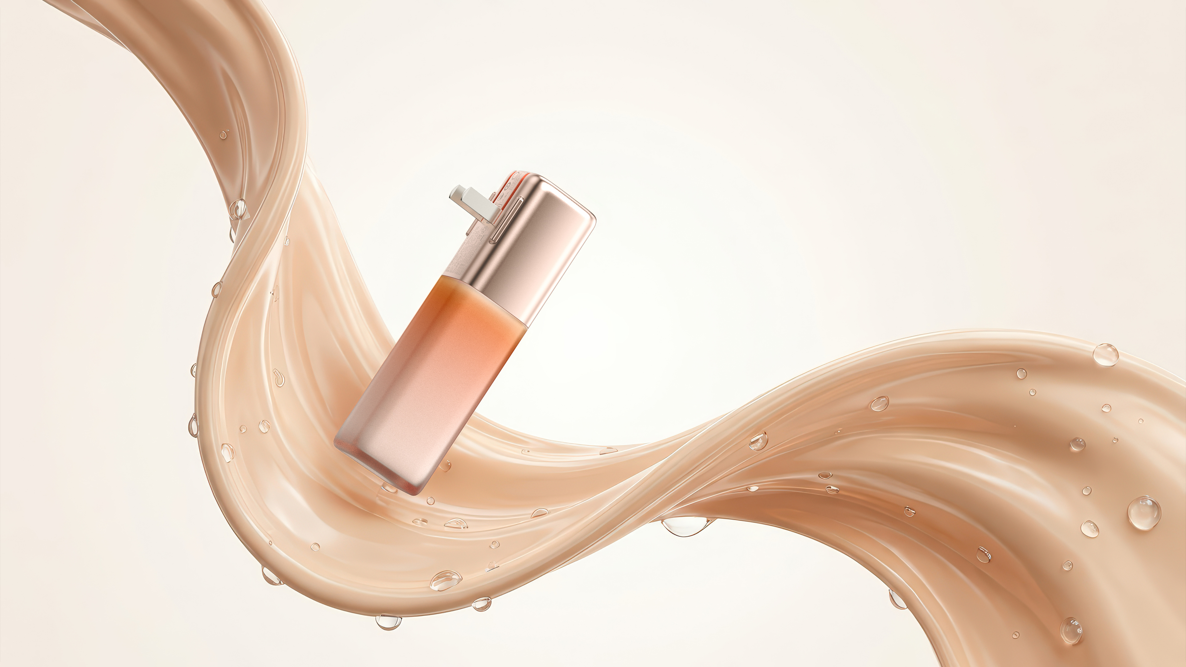 Female design，AI-aided design，Foundation liquid charging treasure，Lipstick charging treasure，CMF design，industrial design，portable battery，soft aesthetics，Female design，AI-aided design，Foundation liquid charging treasure，Lipstick charging treasure，CMF design，soft aesthetics，