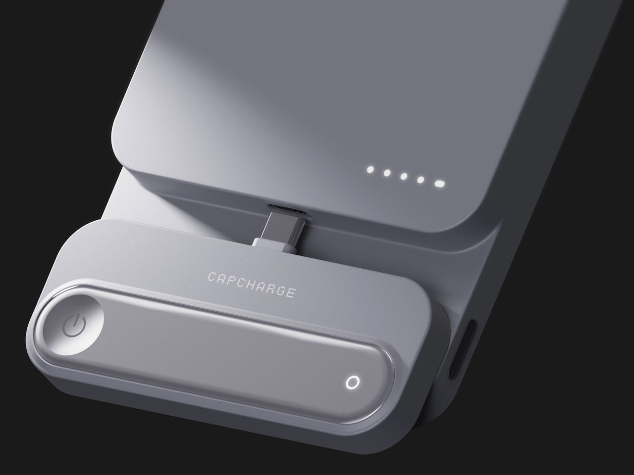 Modular charging treasure，Magnetic Split，CapCharge，Multi-function charging，