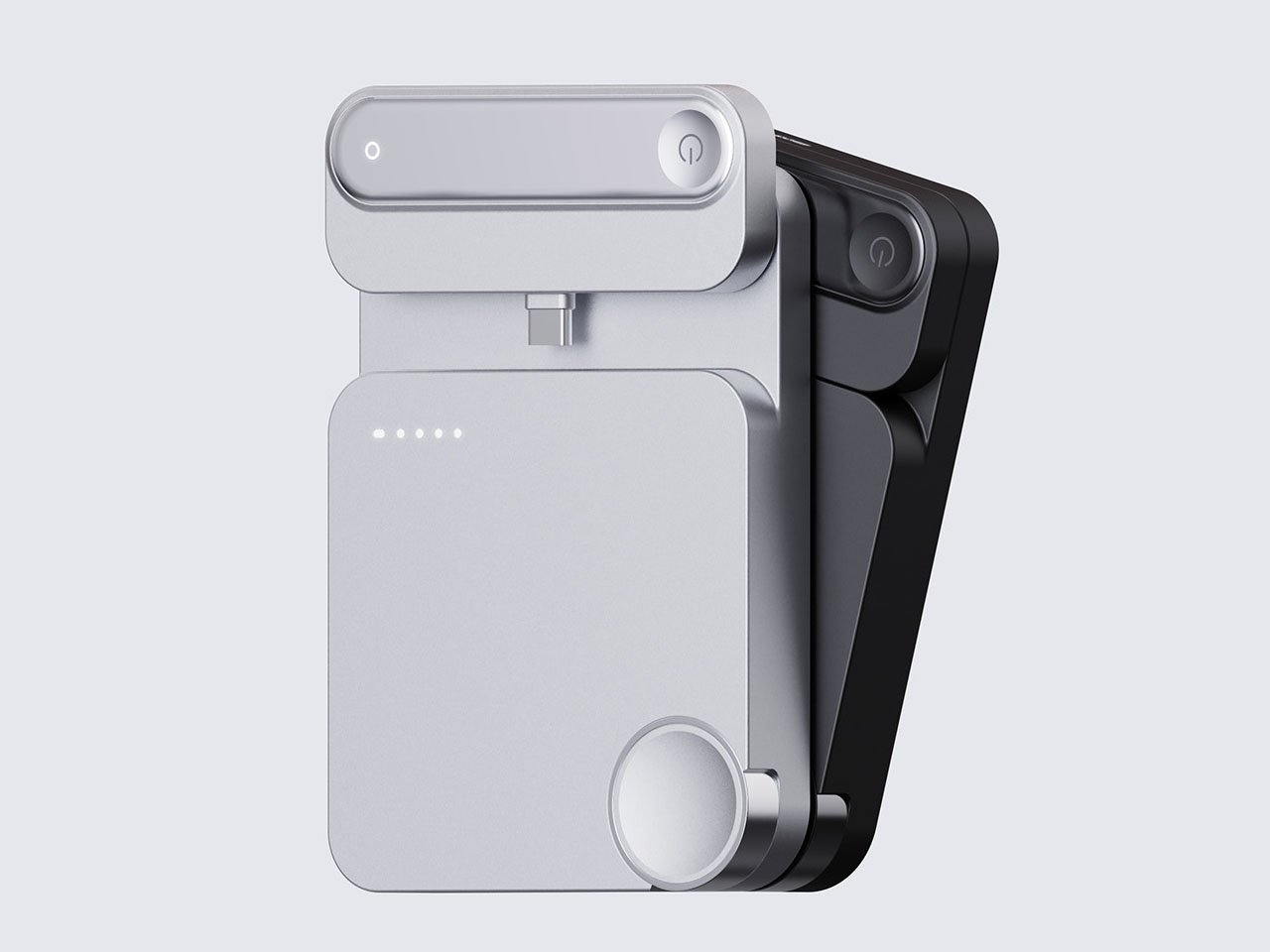 Modular charging treasure，Magnetic Split，CapCharge，Multi-function charging，