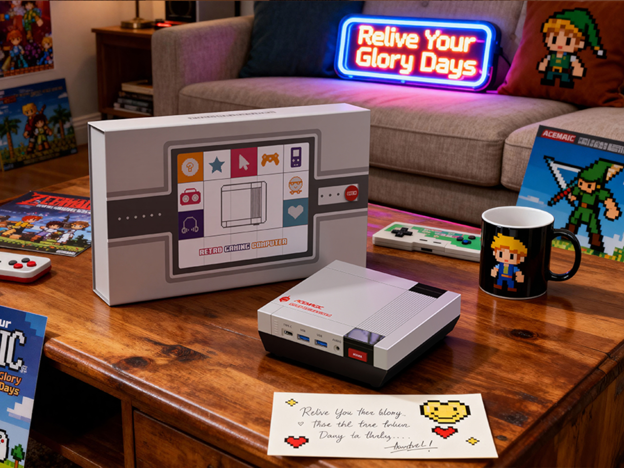 ACEMAGIC Retro X5，Mini host，Digital，Electronic equipment，