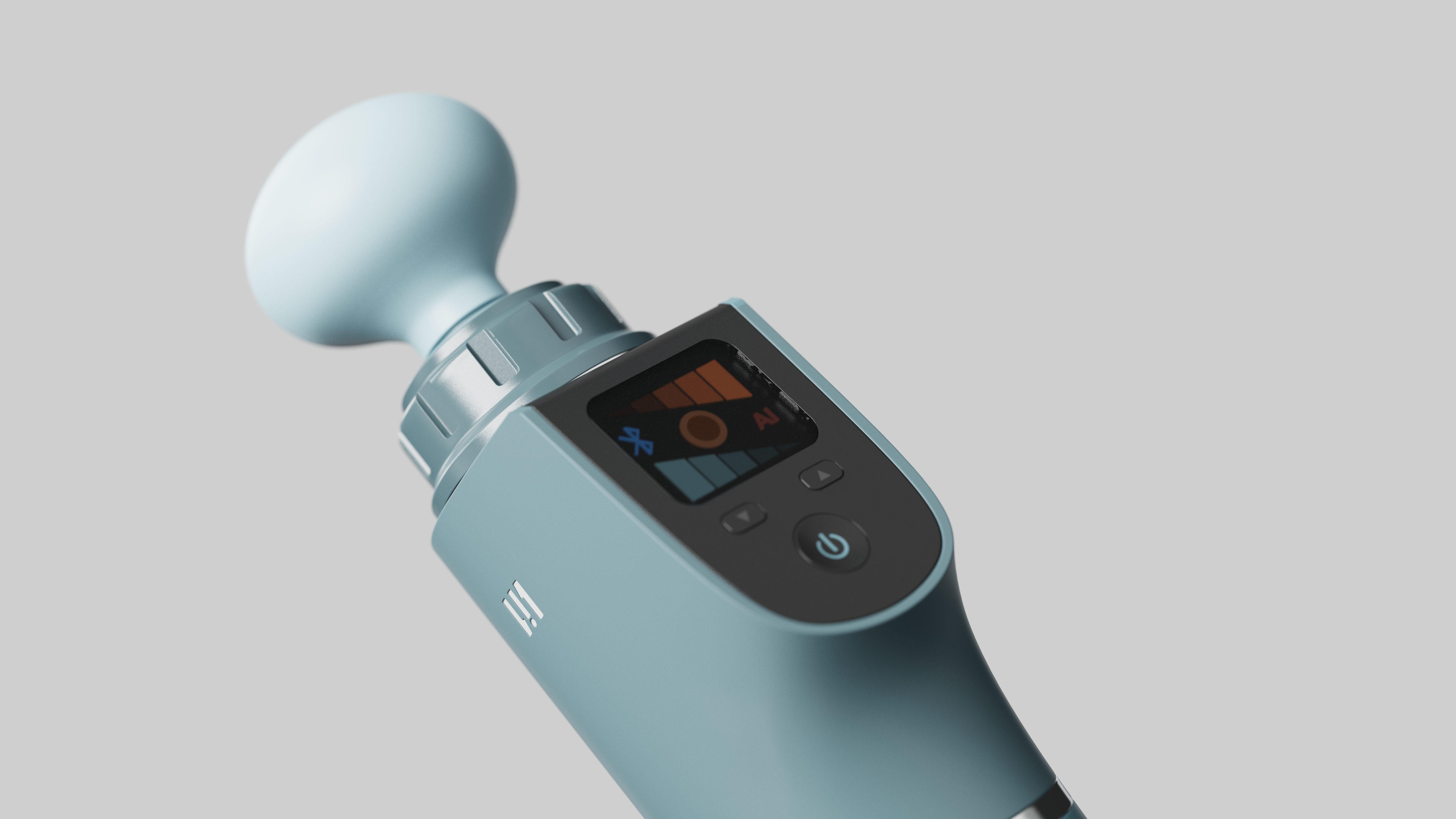 Fascia gun，product design，industrial design，Product rendering，Outdoor sports，household electrical appliances，