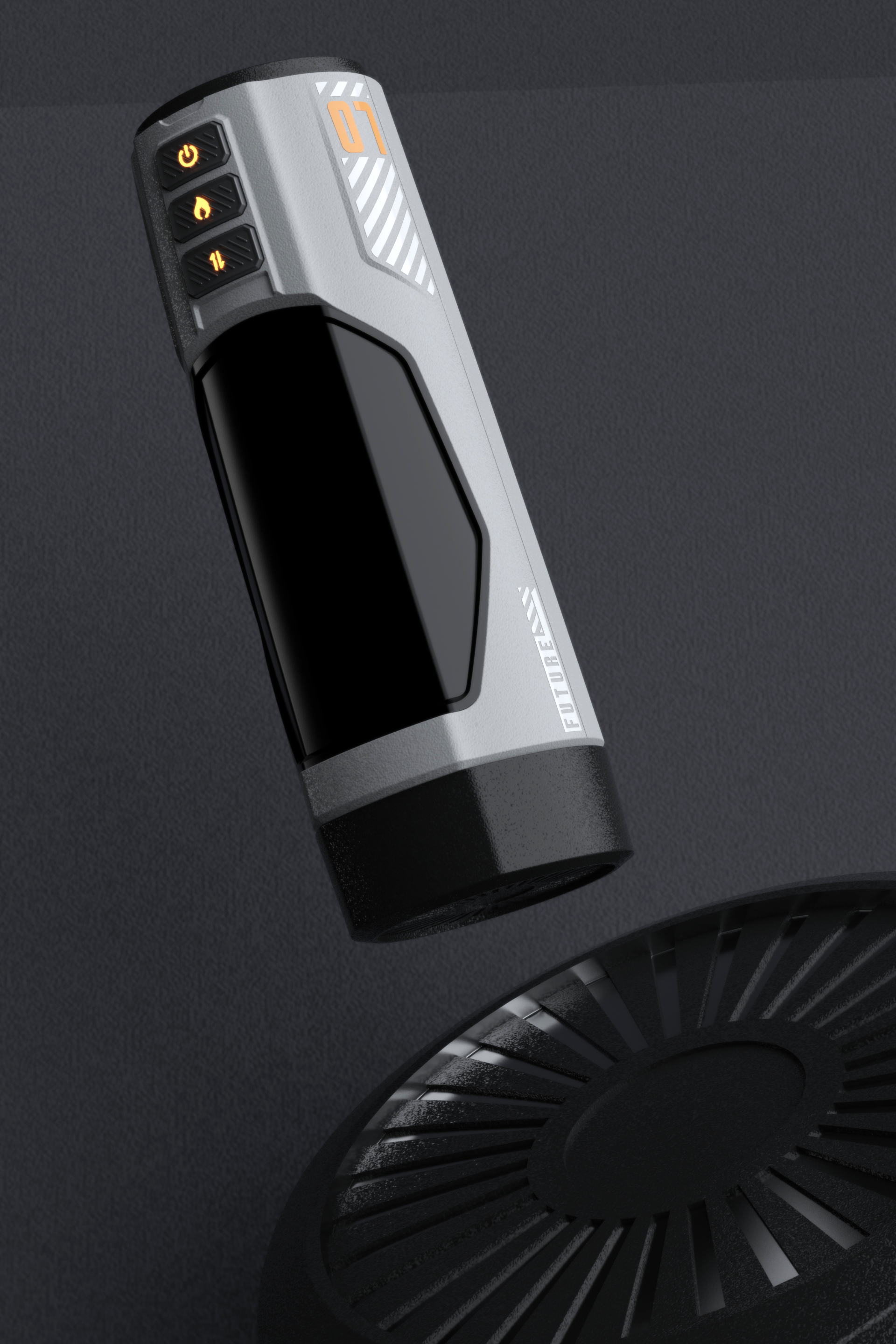 industrial beauty，Electronic equipment，Geometry，Sci-fi equipment，Portable equipment，hale and hearty style，Future technology wind，