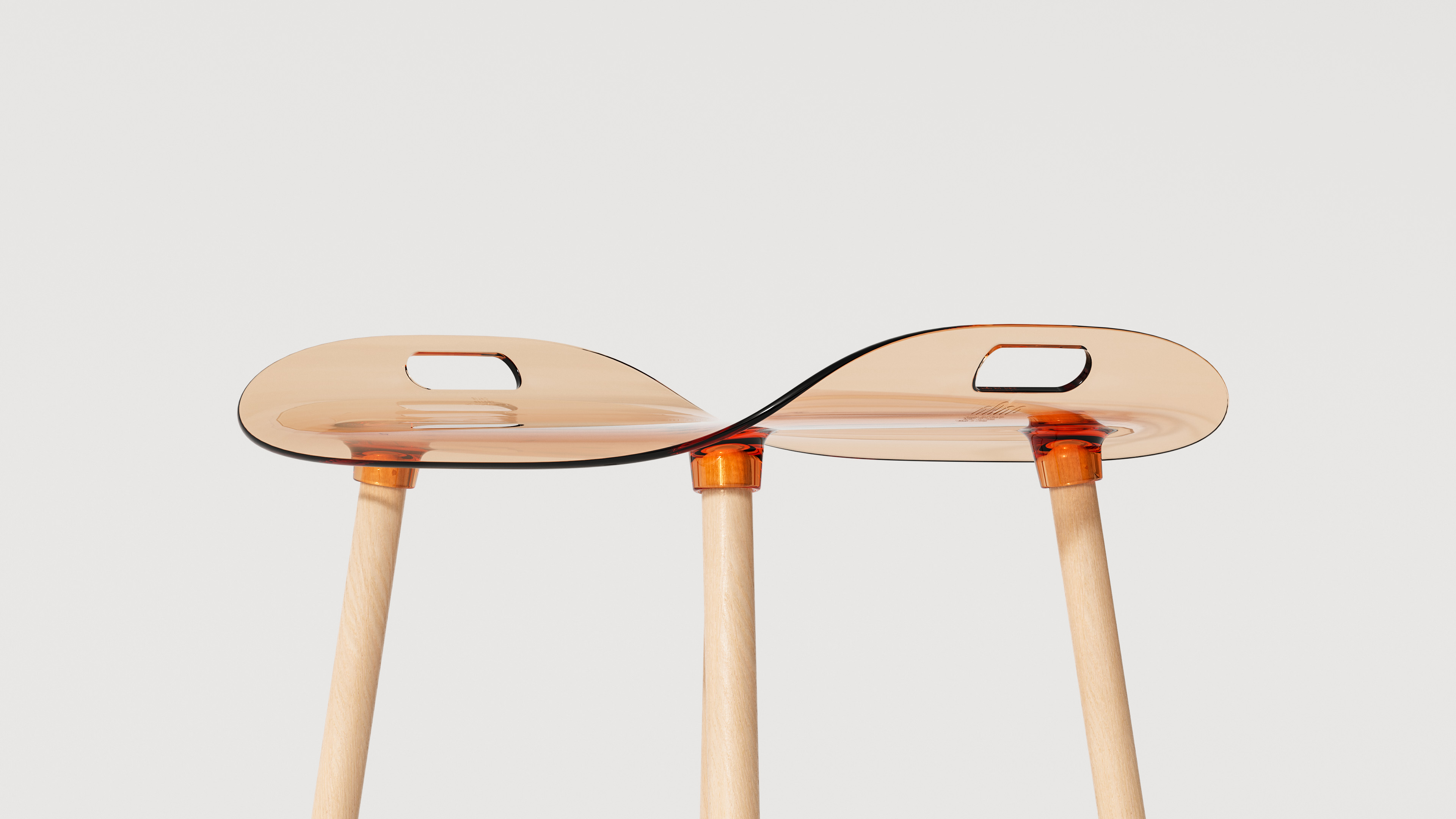 Calie Chair，Ergonomics，furniture，Household daily use，Acrylic，transparent，