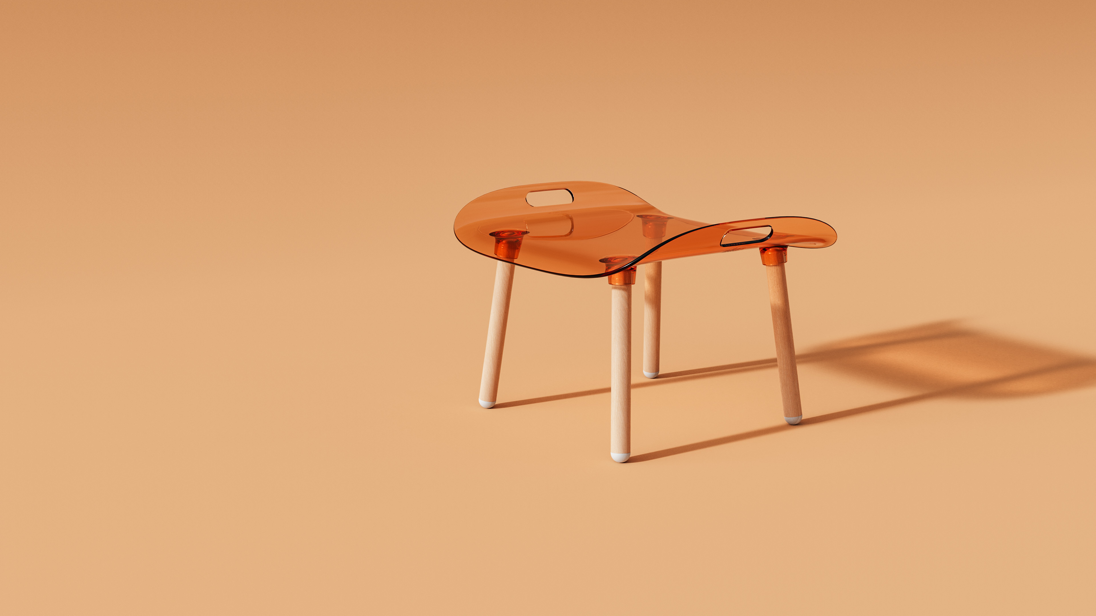 Calie Chair，Ergonomics，furniture，Household daily use，Acrylic，transparent，