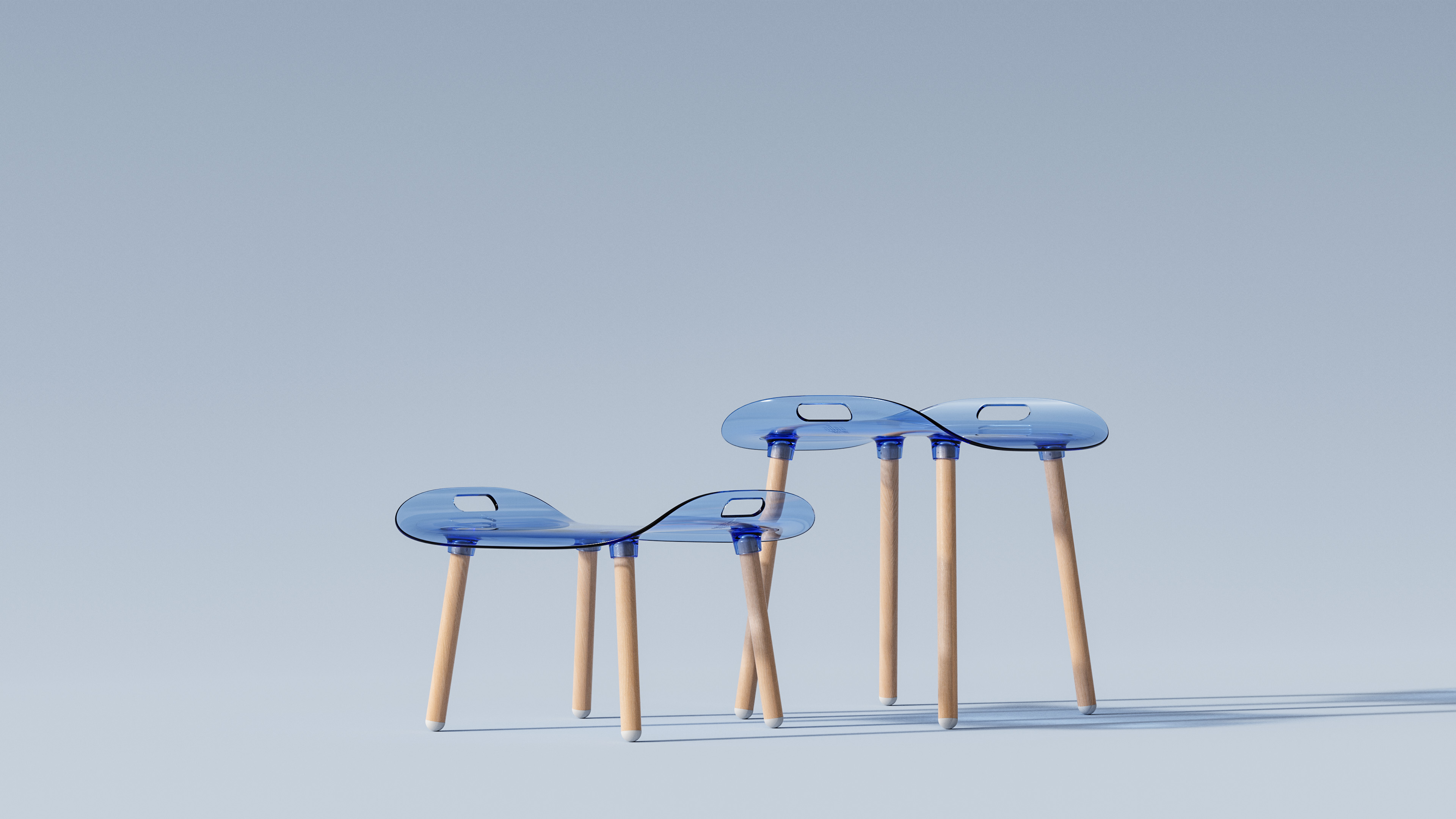 Calie Chair，Ergonomics，furniture，Household daily use，Acrylic，transparent，