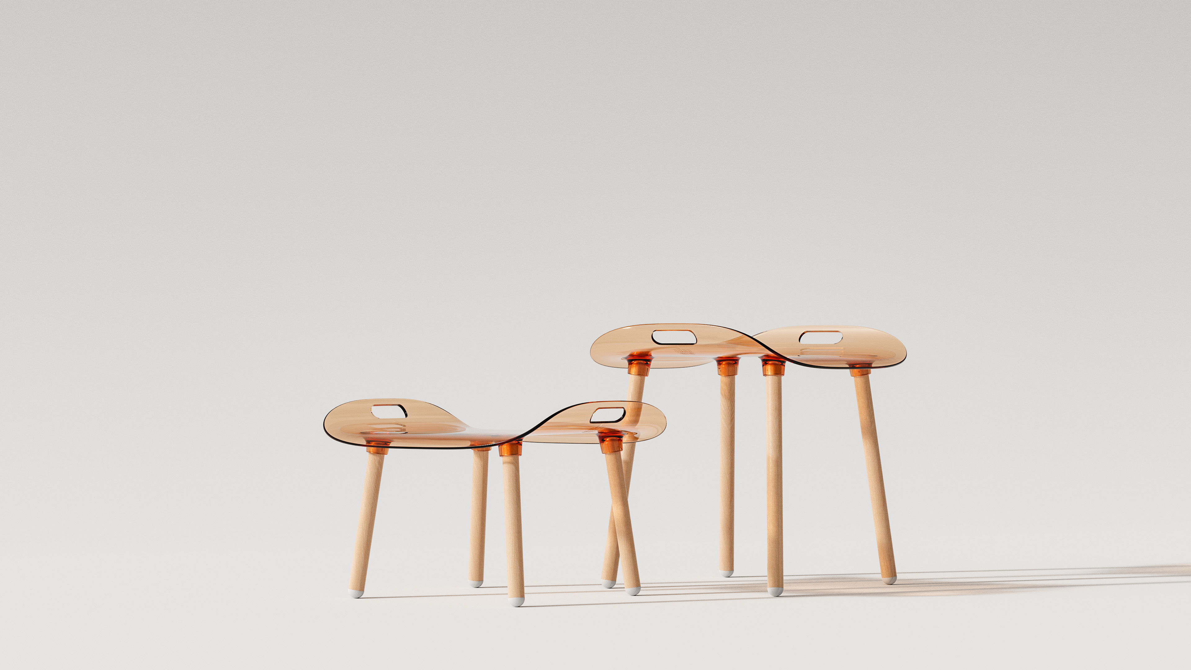 Calie Chair，Ergonomics，furniture，Household daily use，Acrylic，transparent，