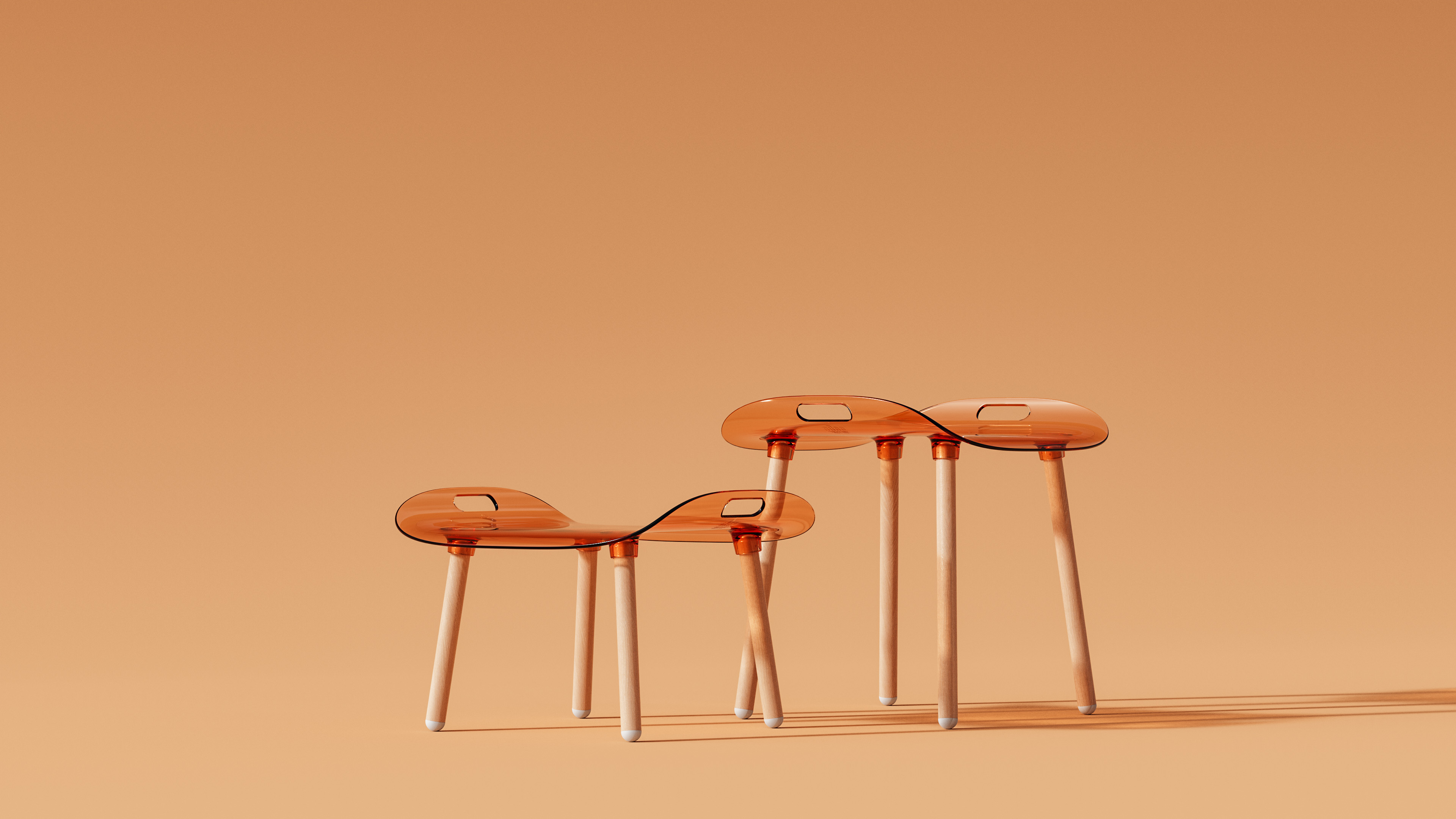 Calie Chair，Ergonomics，furniture，Household daily use，Acrylic，transparent，