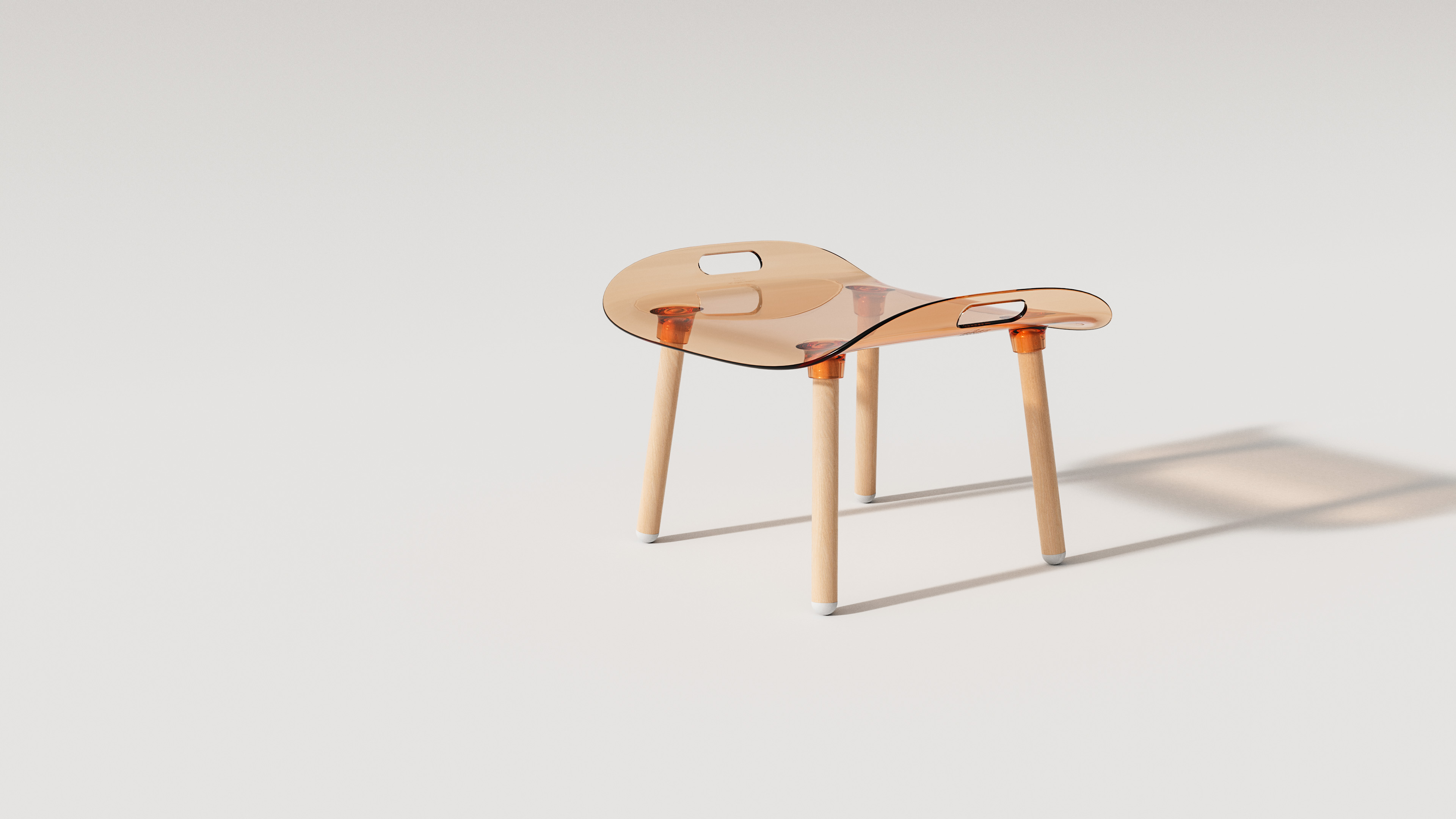 Calie Chair，Ergonomics，furniture，Household daily use，Acrylic，transparent，