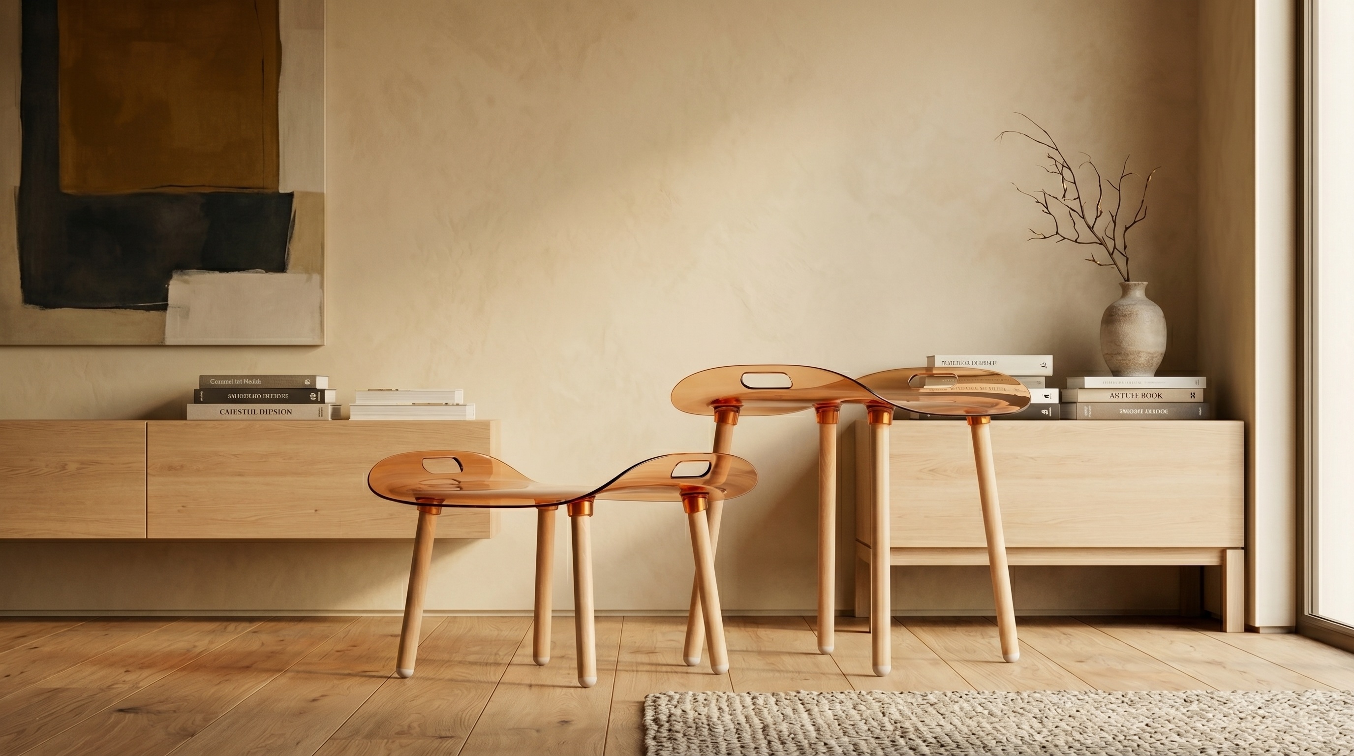 Calie Chair，Ergonomics，furniture，Household daily use，Acrylic，transparent，