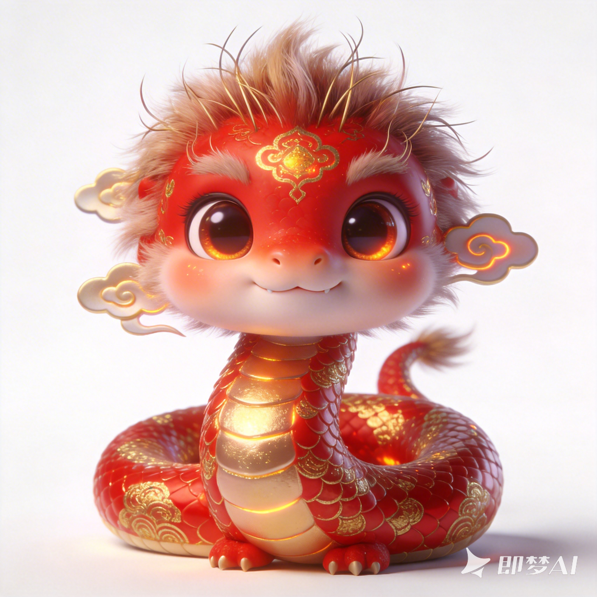 Little Golden Snake，snake，Red snake，Cloud snake snake，