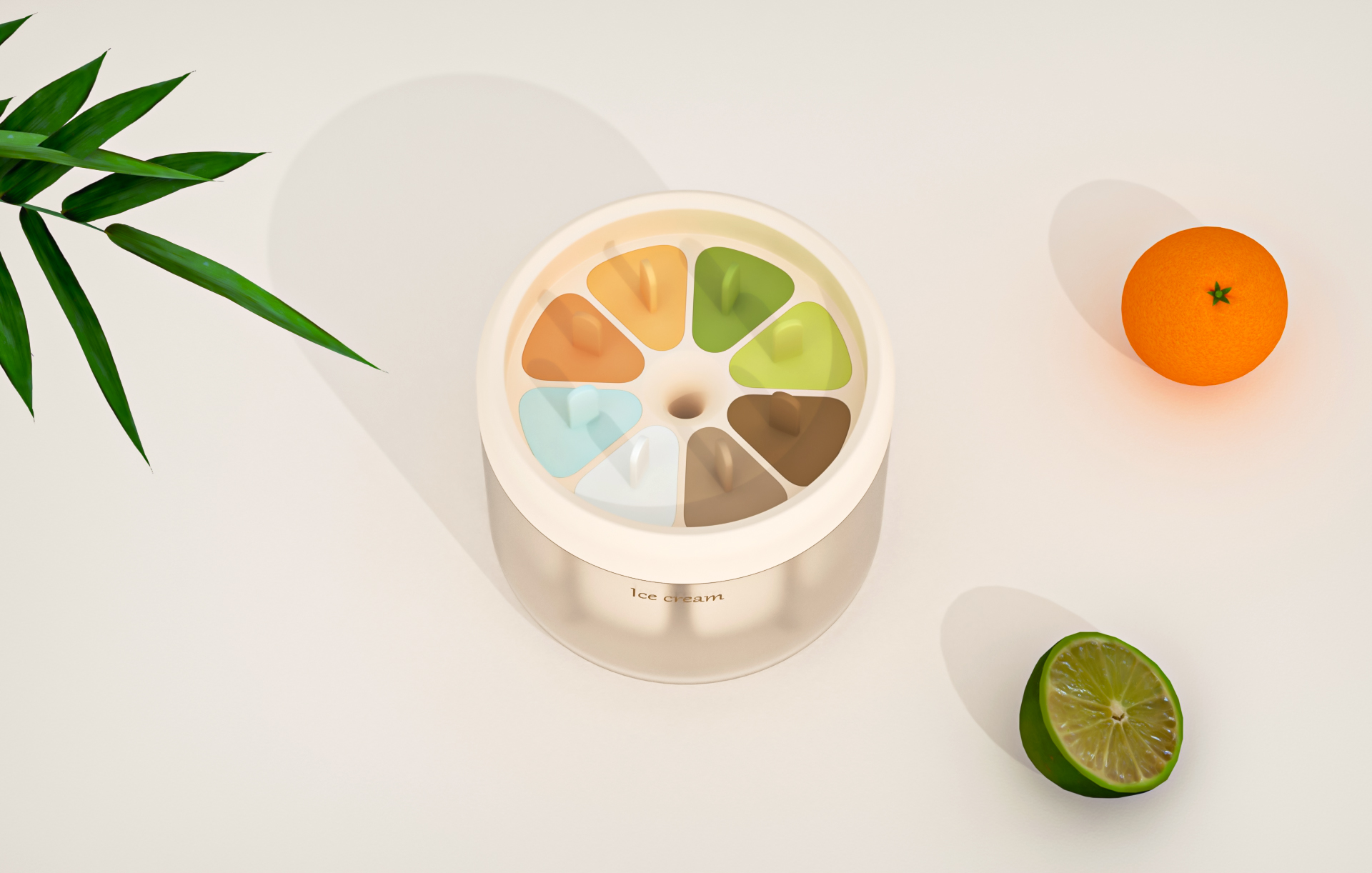 Ice cream mold，Ice lattice，Ice model，