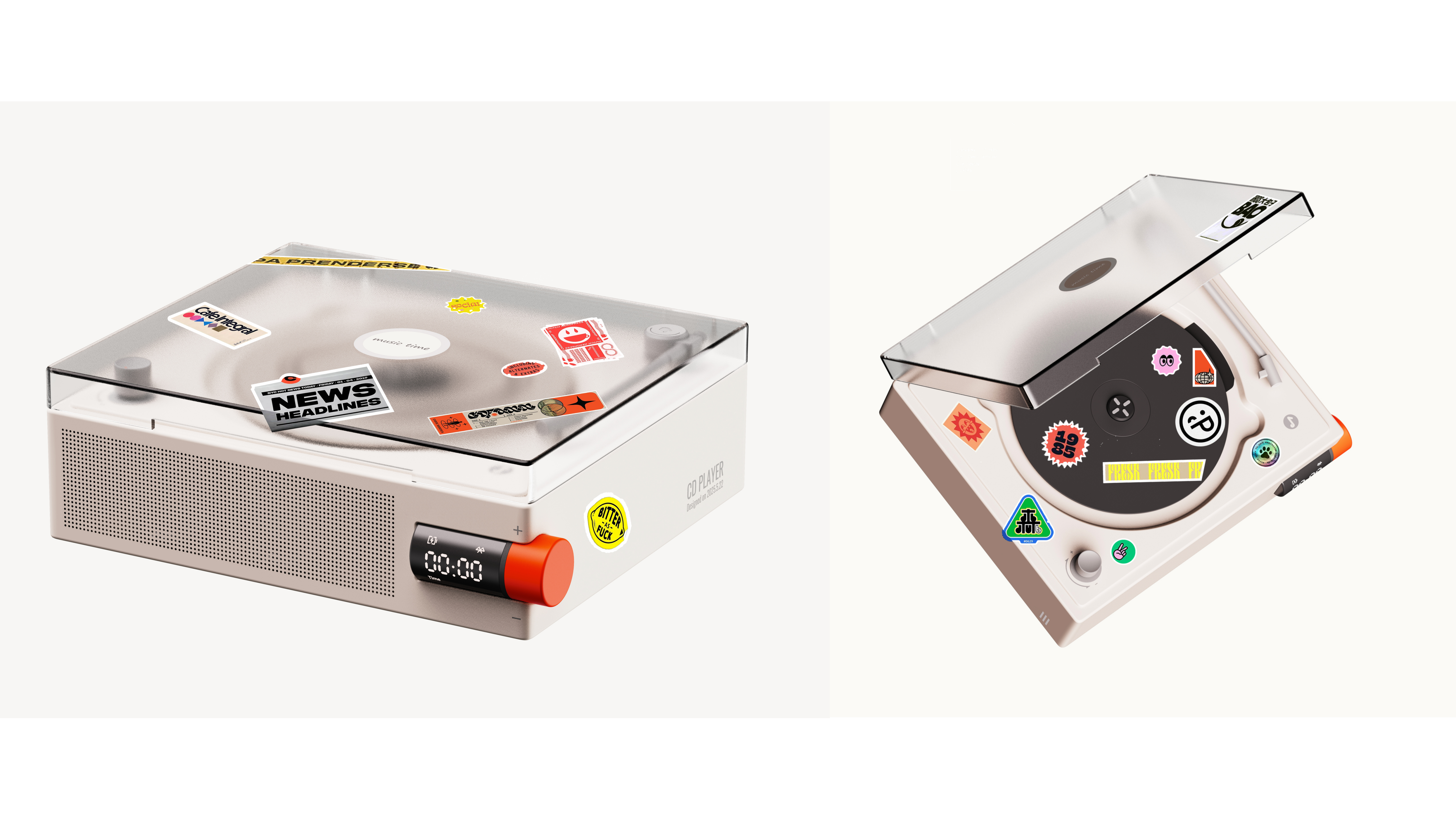 industrial design，product design，Appearance design，CD player，jukebox，CD player，