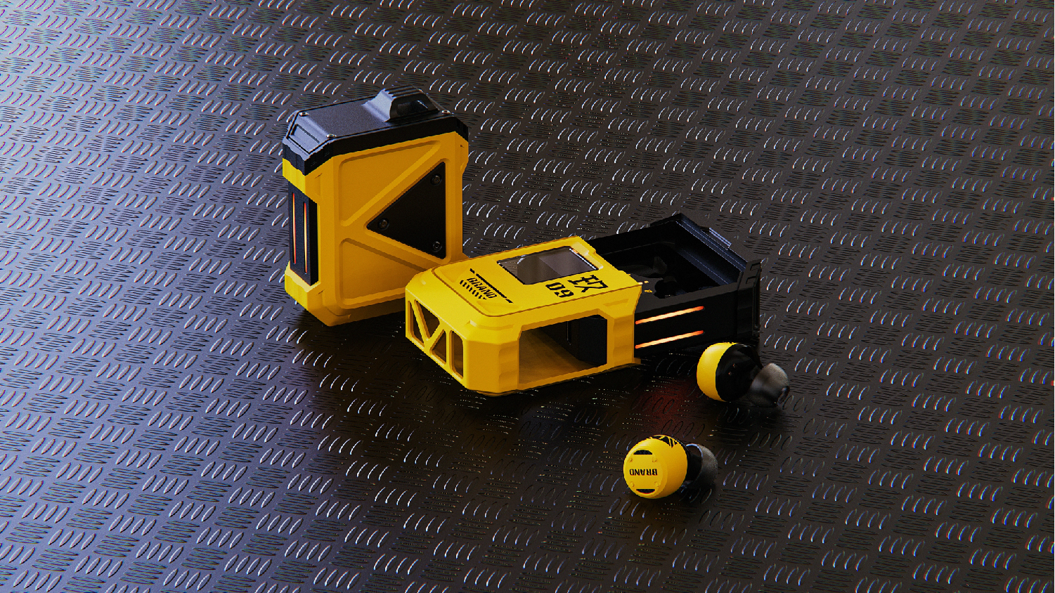 Bluetooth headset，TWS headset，Cyberpunk，Mechanics，Industry，