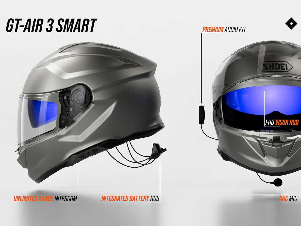 GT-Air 3 Smart，Smart helmet，Outdoor equipment，originality，