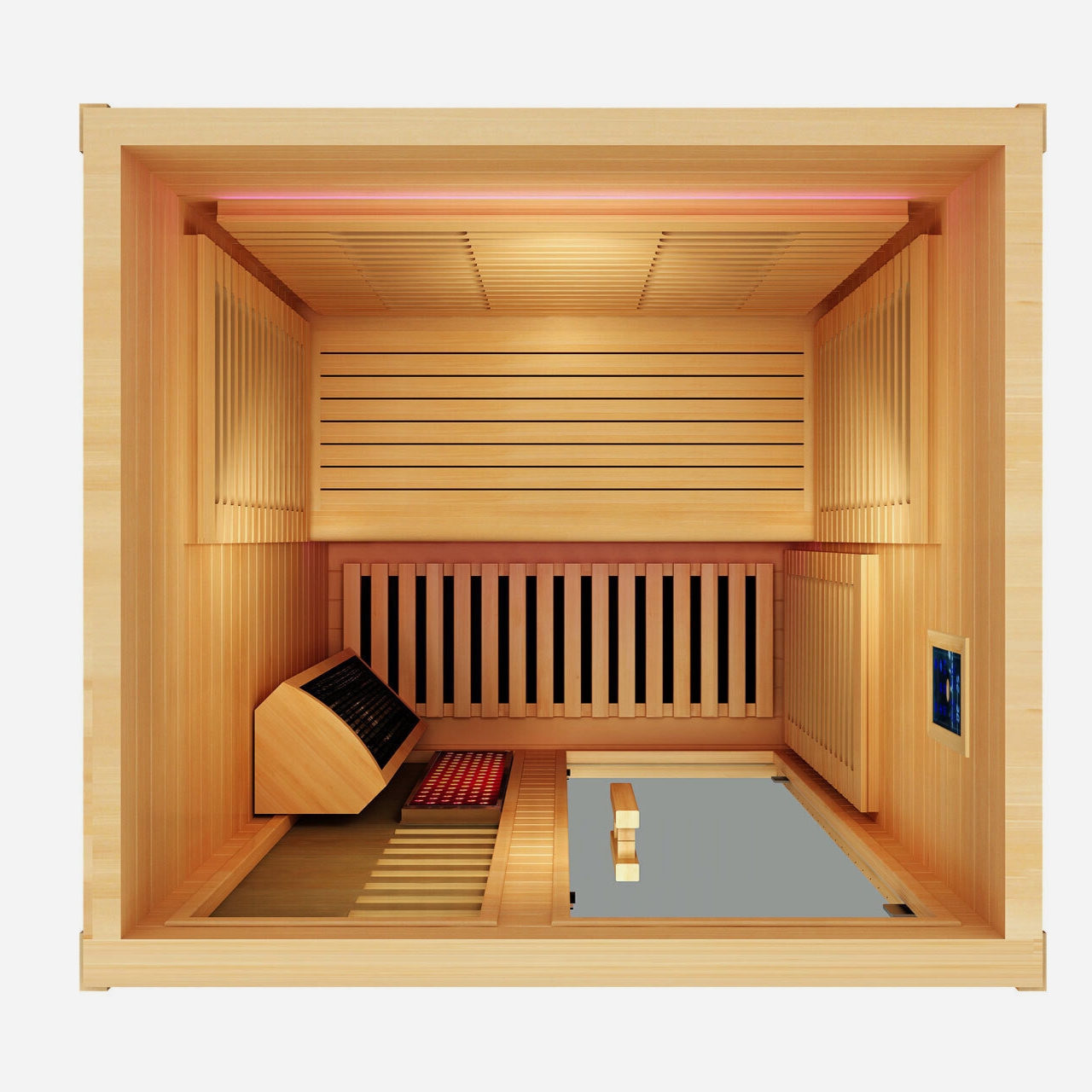Peak Saunas，far infrared sauna room，environmental design，Interior design，