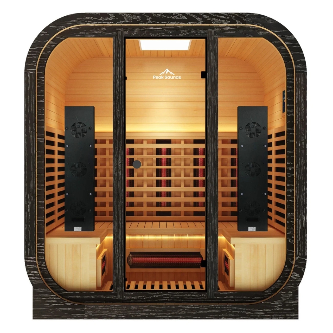 Peak Saunas，far infrared sauna room，environmental design，Interior design，