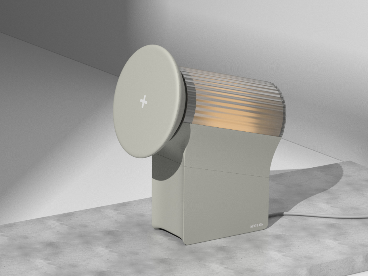 Spot On，Atmosphere lamp，conceptual design，wireless charger ，
