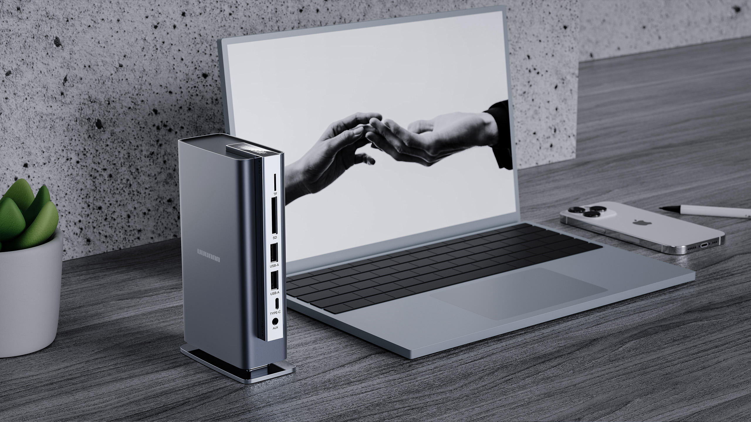 modularization，Expansion dock，Metal，3C Electronics，Intelligent digital，peripheral，to work in an office，