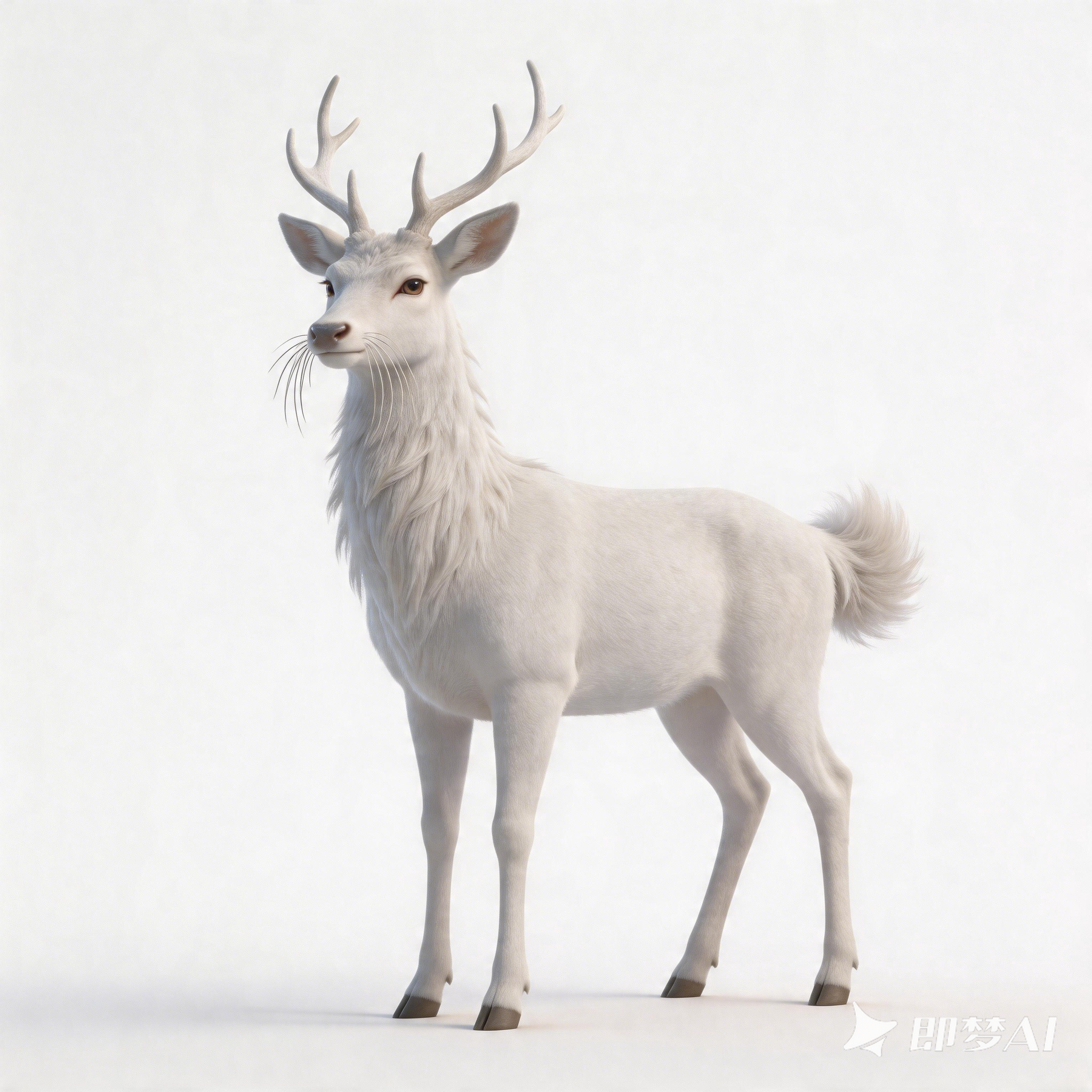 deer，White Deer，Deer，White Buck Deer，