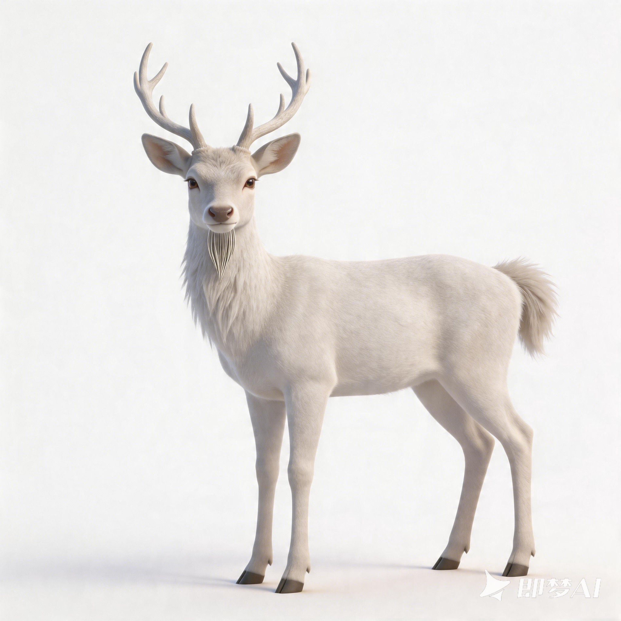 deer，White Deer，Deer，White Buck Deer，