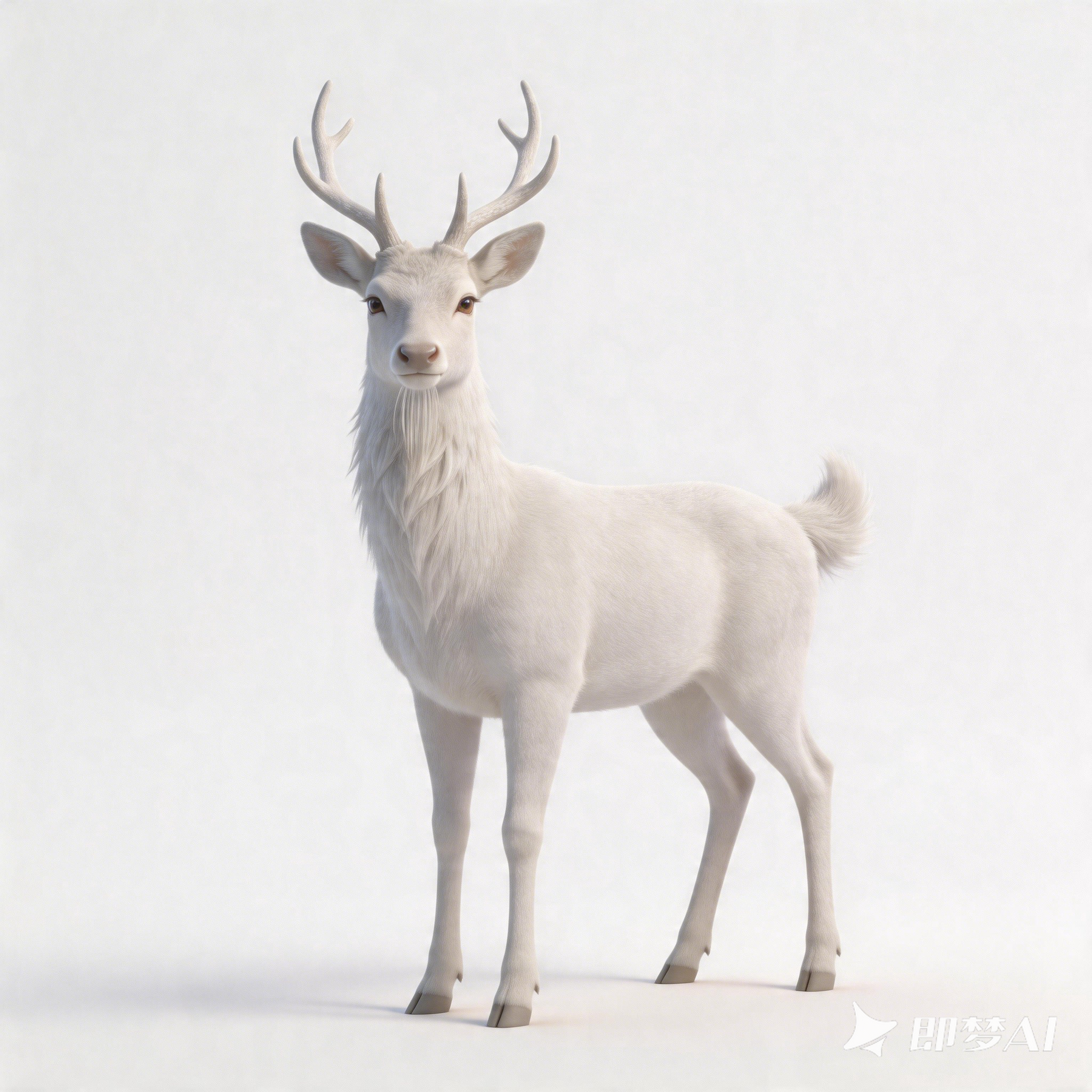 deer，White Deer，Deer，White Buck Deer，