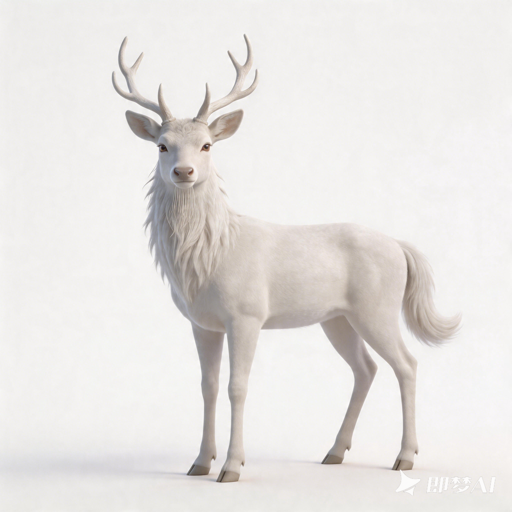 deer，White Deer，Deer，White Buck Deer，