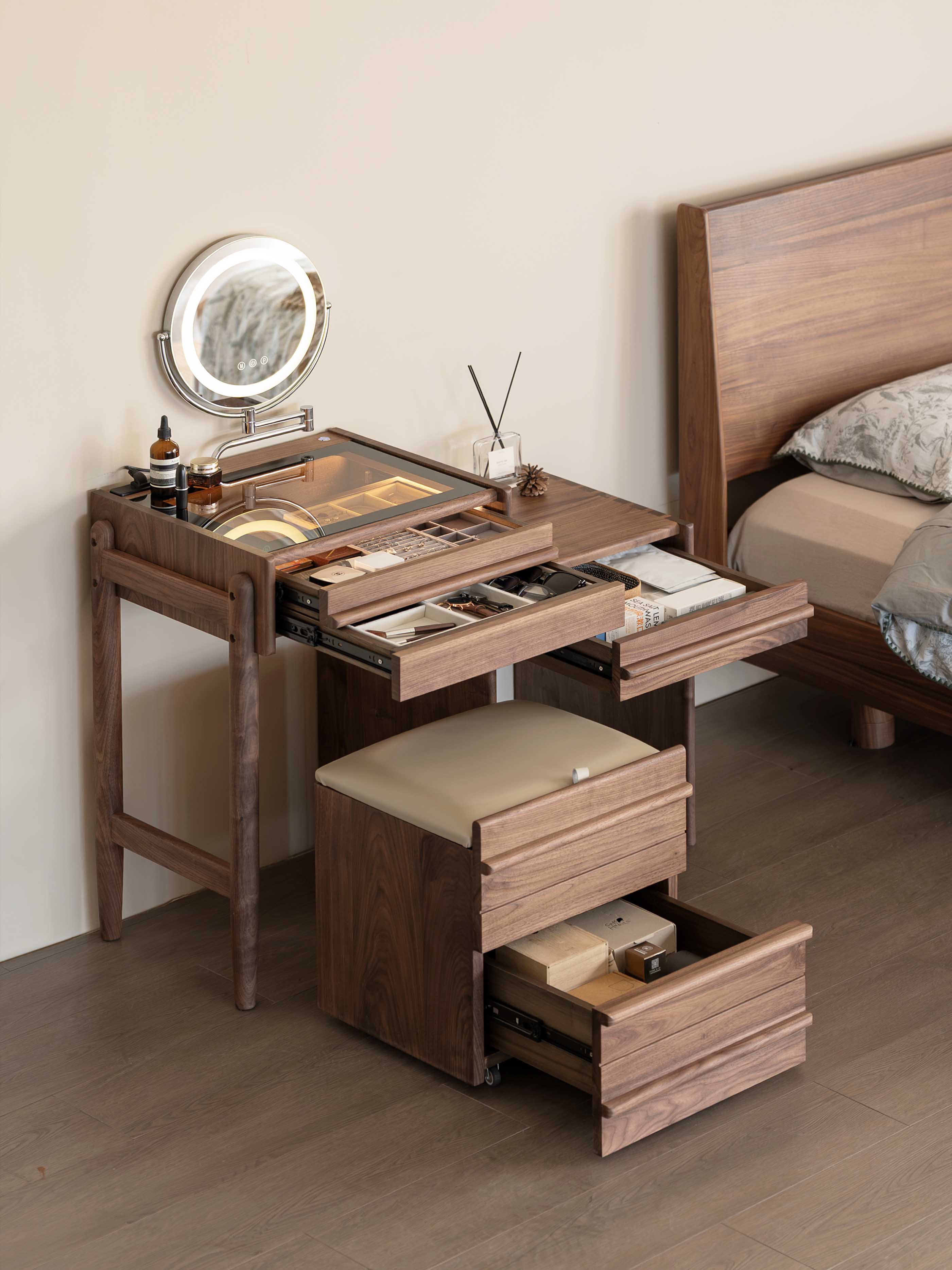 furniture design ，Dresser design，Black walnut furniture，Solid wood furniture，Original design，Residential Furniture，