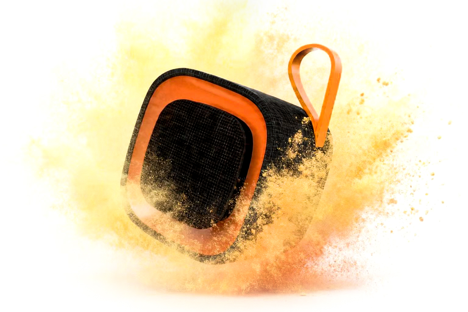 Portable speakers，Bluetooth，Simple design，Bluetooth Speaker，Rendering renderings，ID design，